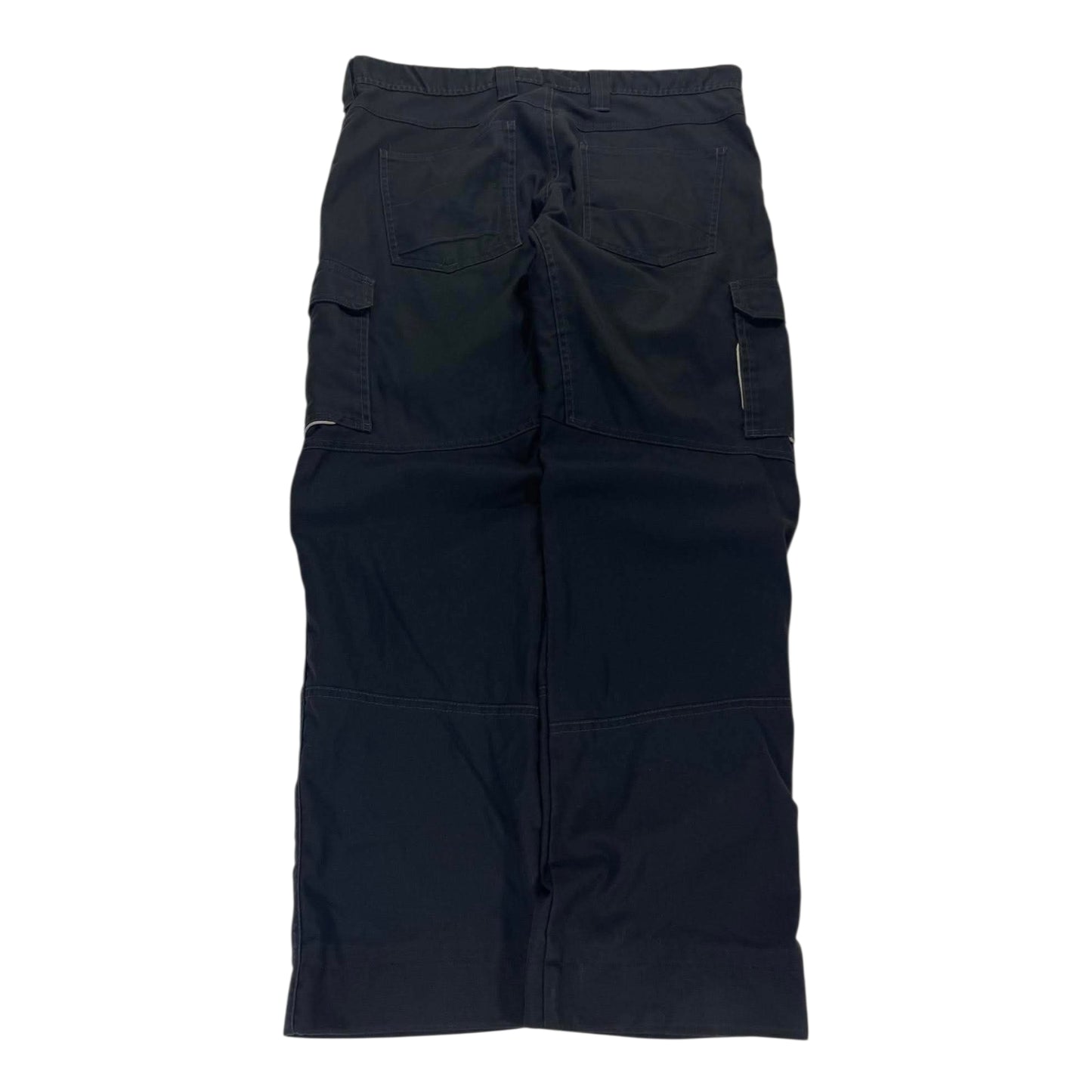 VINTAGE MADE IN NZ DEANE BLACK CARGO PANTS (39)