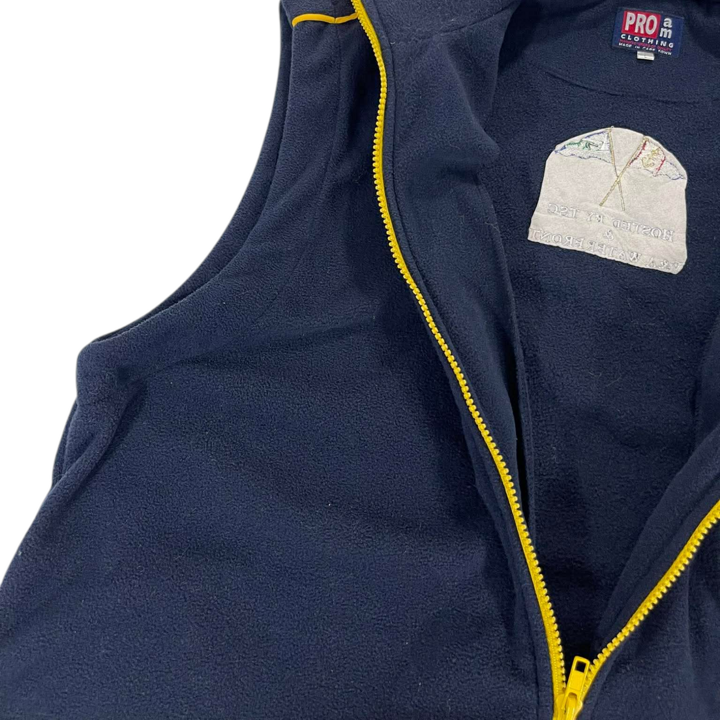 2004 LIPTON CHALLENGE CUP CAPE TOWN NAVY BLUE FLEECE VEST (L)
