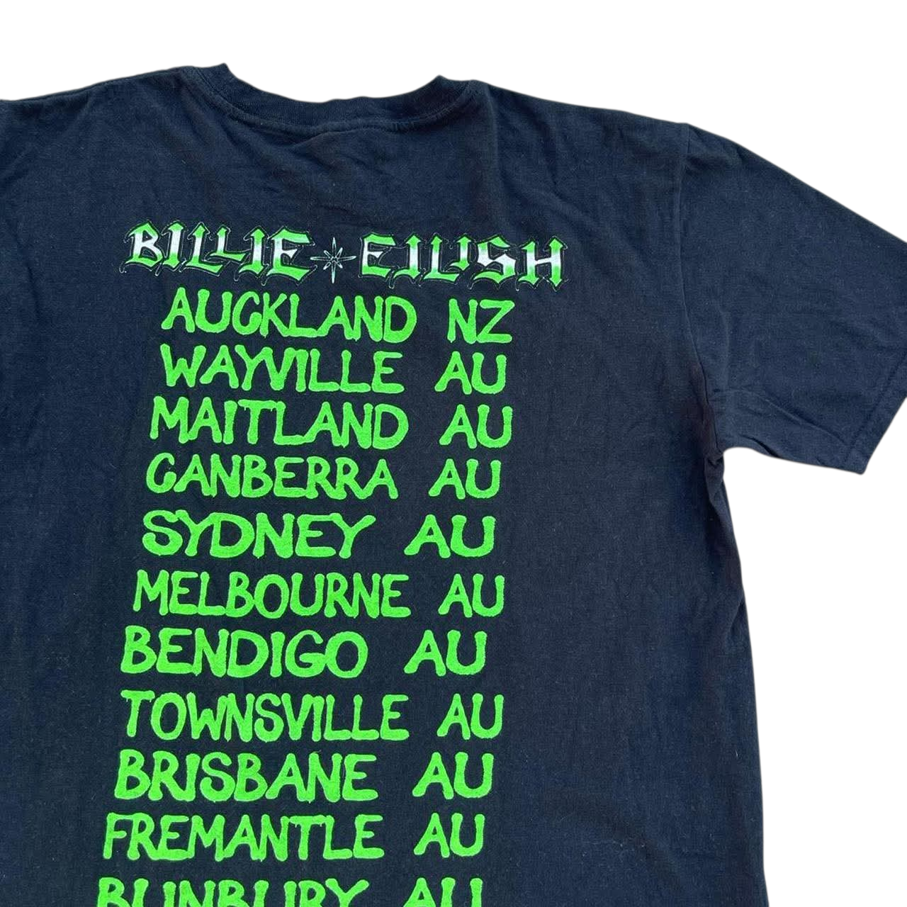 BILLIE EILISH BLACK TOUR T-SHIRT (M-L)