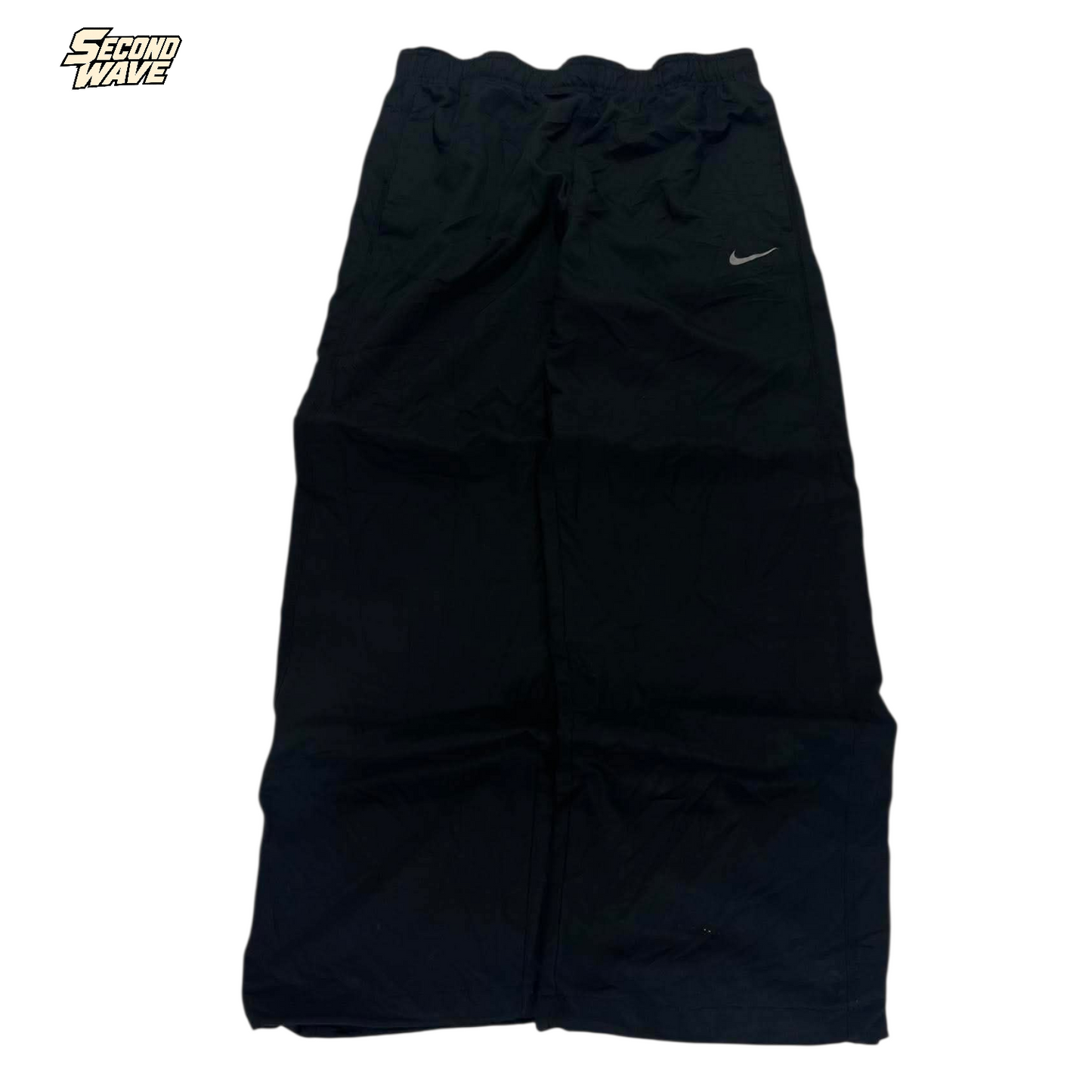 NIKE BLACK BAGGY TRACK PANTS ⁸ (M)