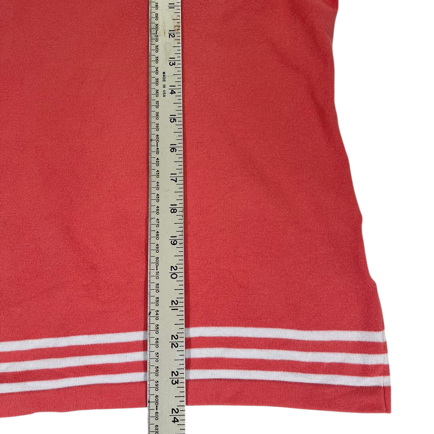 ADIDAS LONG SLEEVE SWEATER TOP WITH WHITE STRIPES (XL)