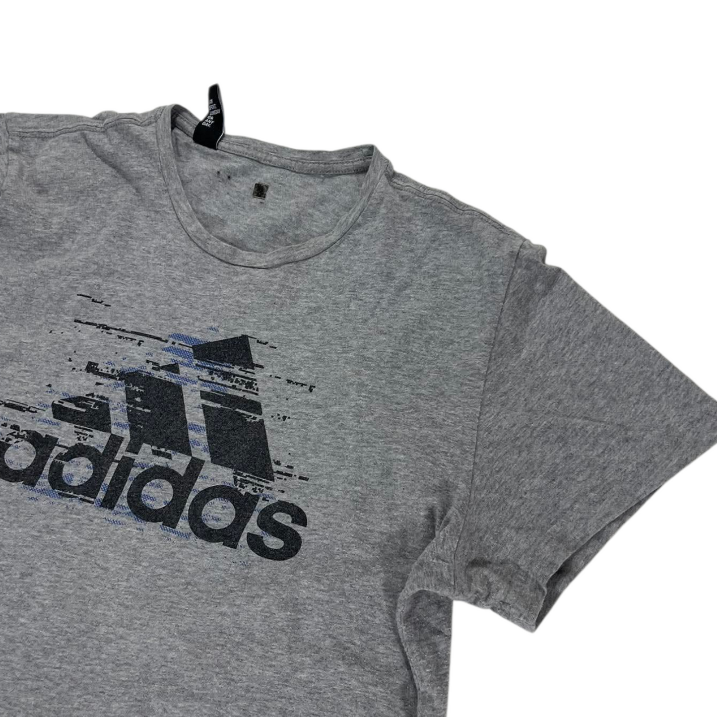 CLASSIC ADIDAS GREY GRAPHIC TEE (M)