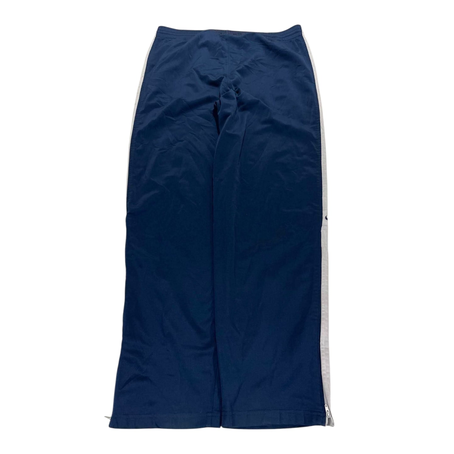 VINTAGE NIKE NAVY BLUE TRACK PANTS  (XL)