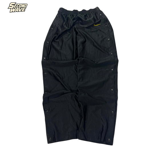NIKE BLACK BUTTON TRACK PANTS ¹¹ (L)