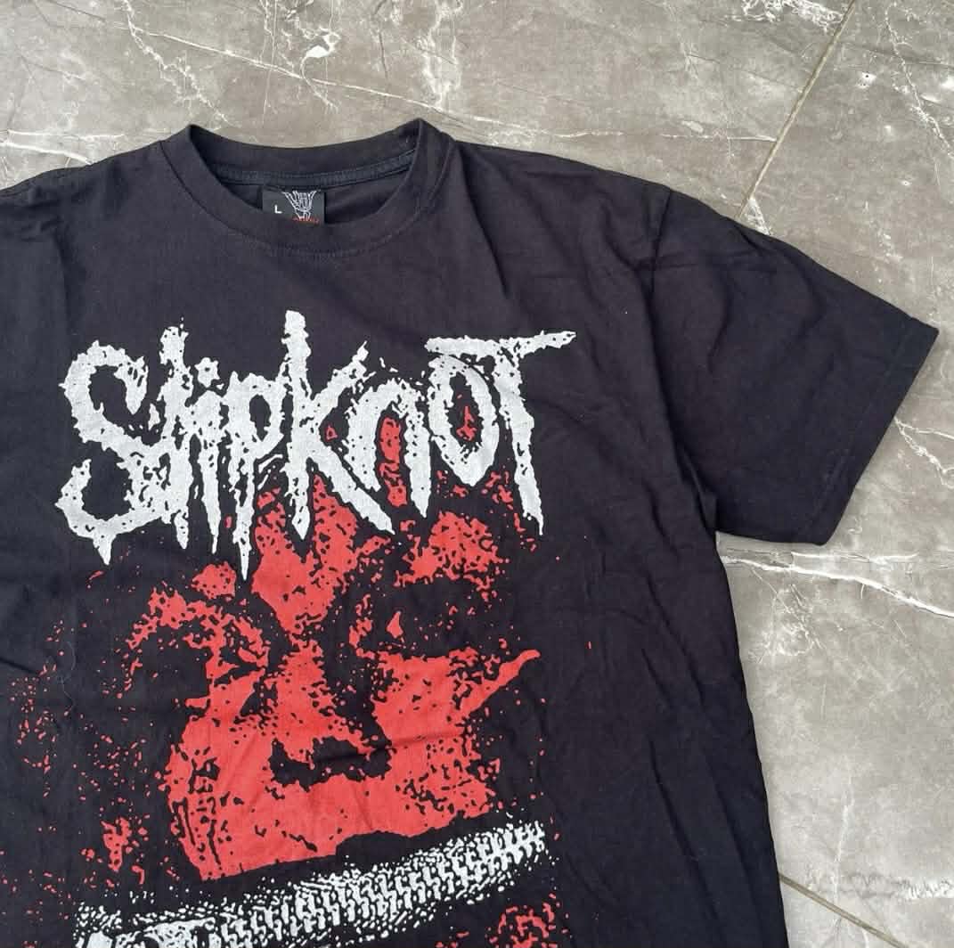 THAI BL SLIPKNOT BLACK BAND TEE (L)