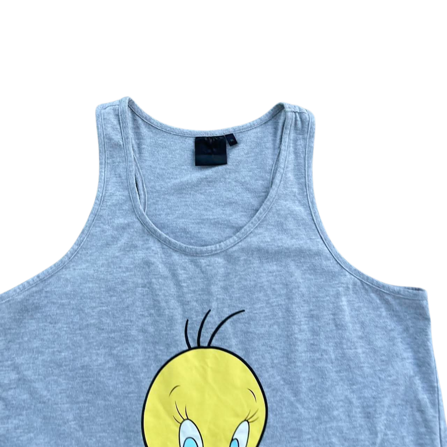 LOONEY TUNES TWEETY BIRD BLUE TANK TOP (XL)