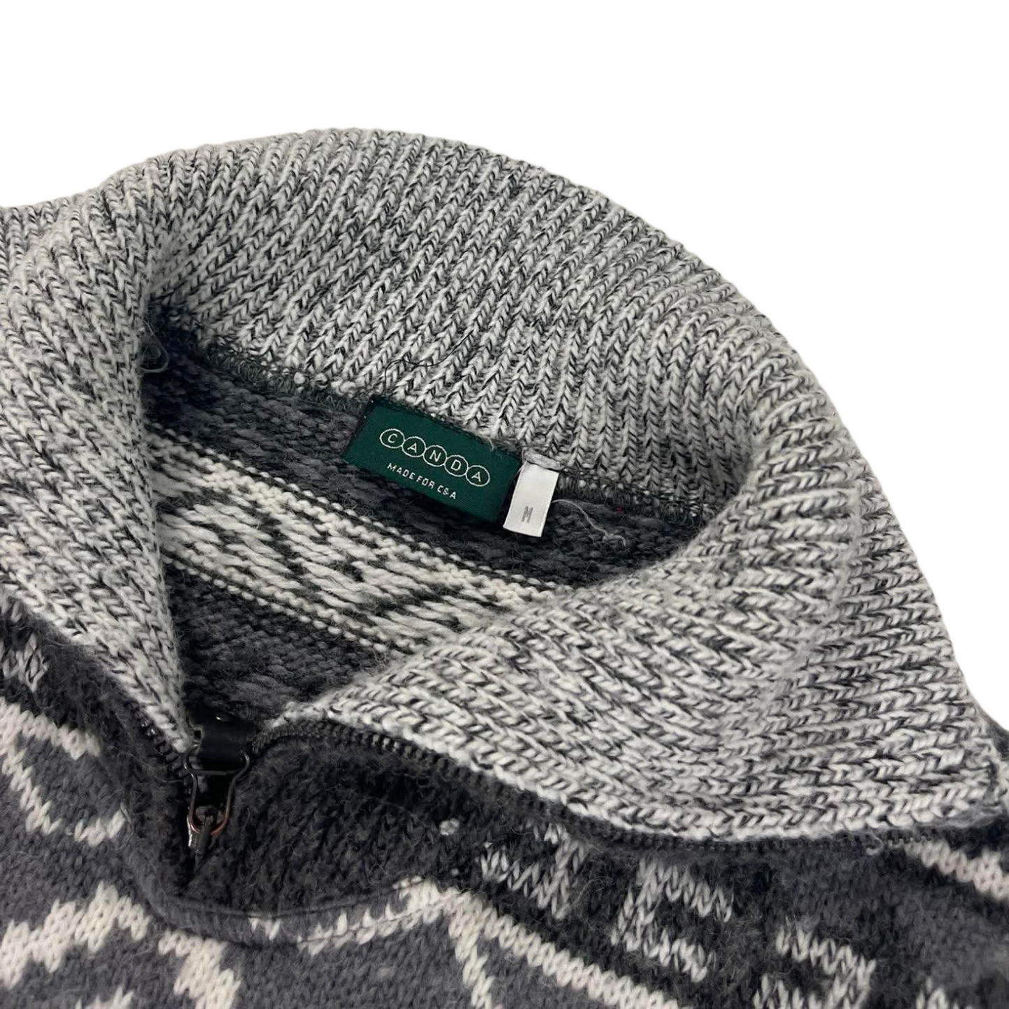 CANDA GRAY NORDIC PATTERNED (M)