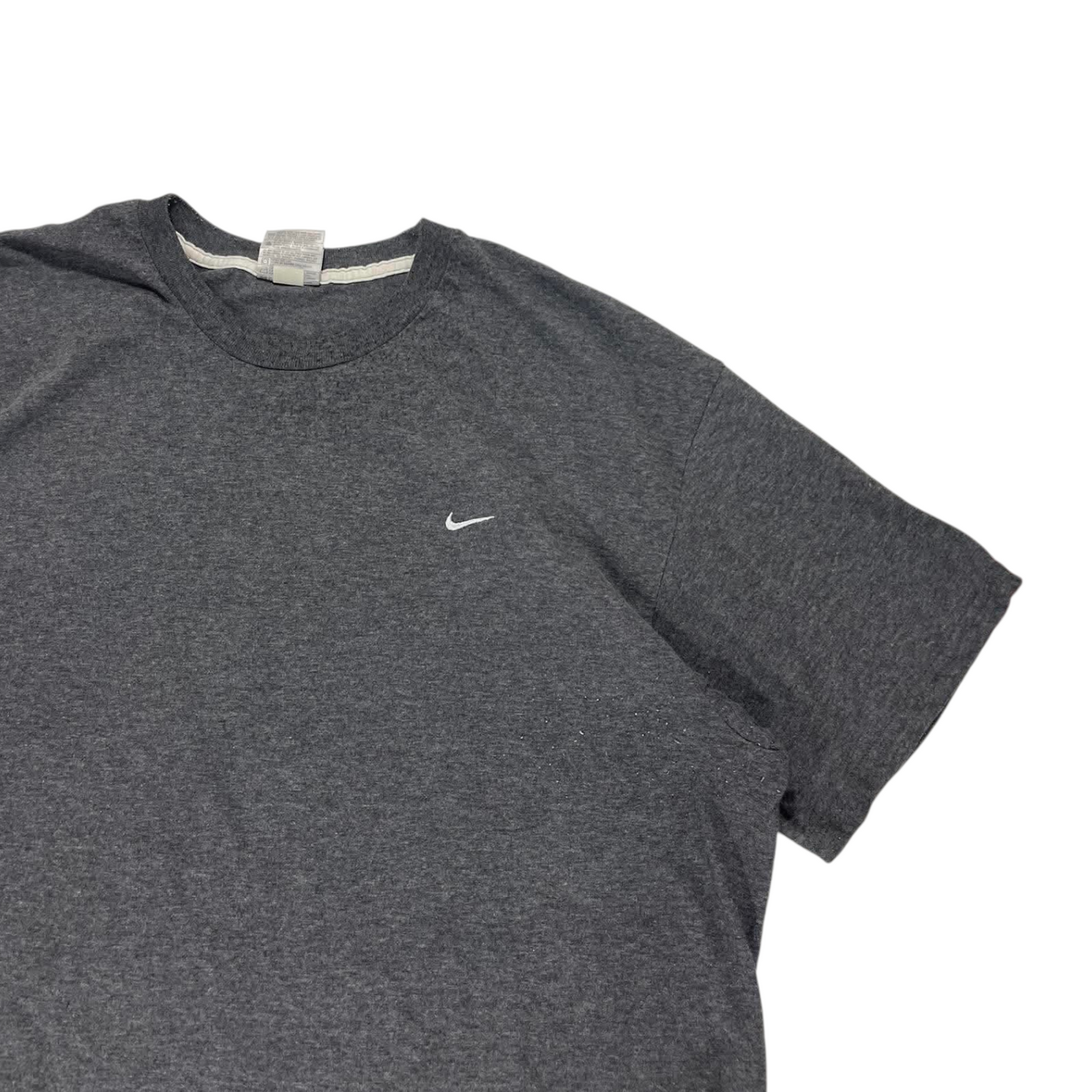 VINTAGE NIKE GREY COTTON T-SHIRT (XXL)