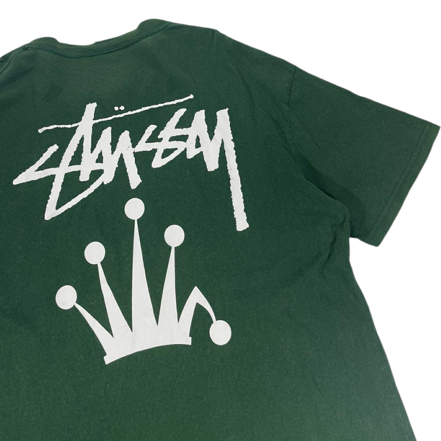 CROWN GREEN STUSSY GREEN CROWN TEE (XL)