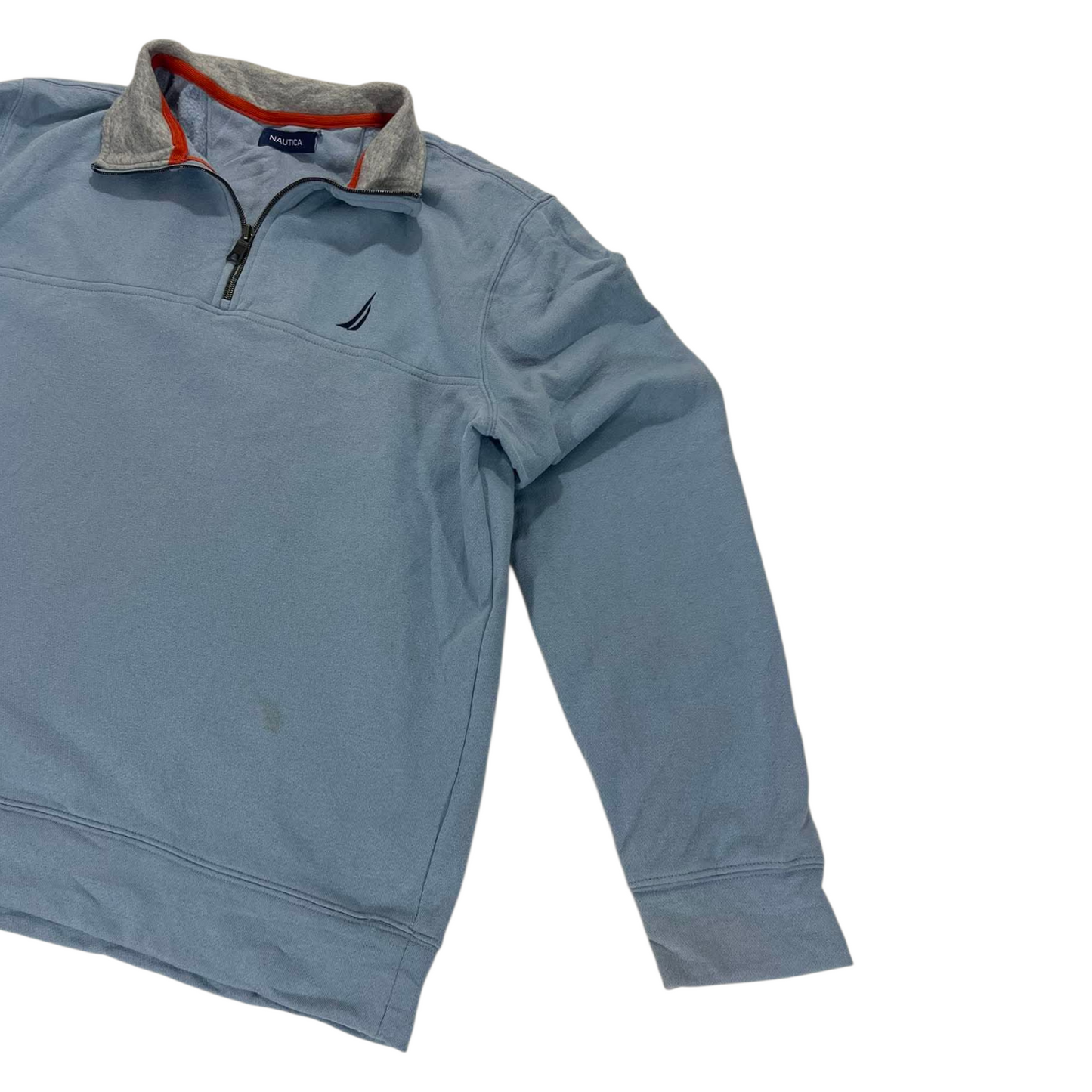 NAUTICA BLUE QUARTER ZIP (M)