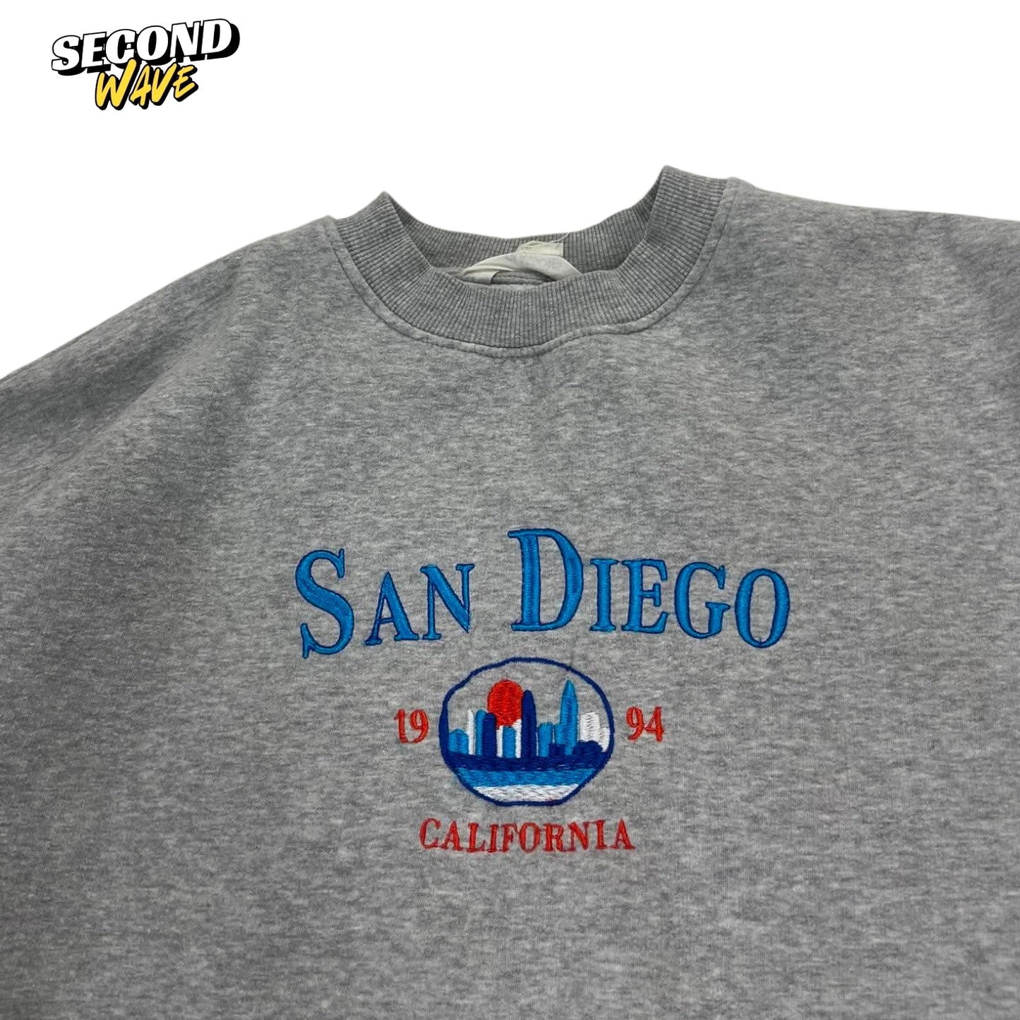 GLASSONS SAN DIEGO GREY SWEATSHIRT (M)