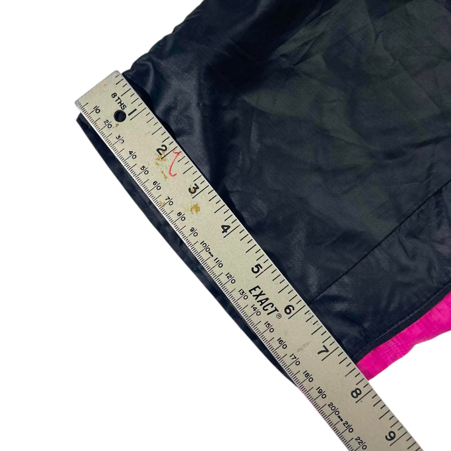 Y2K NIKE BLACK/PINK TRACK PANTS (S-M) ¹²