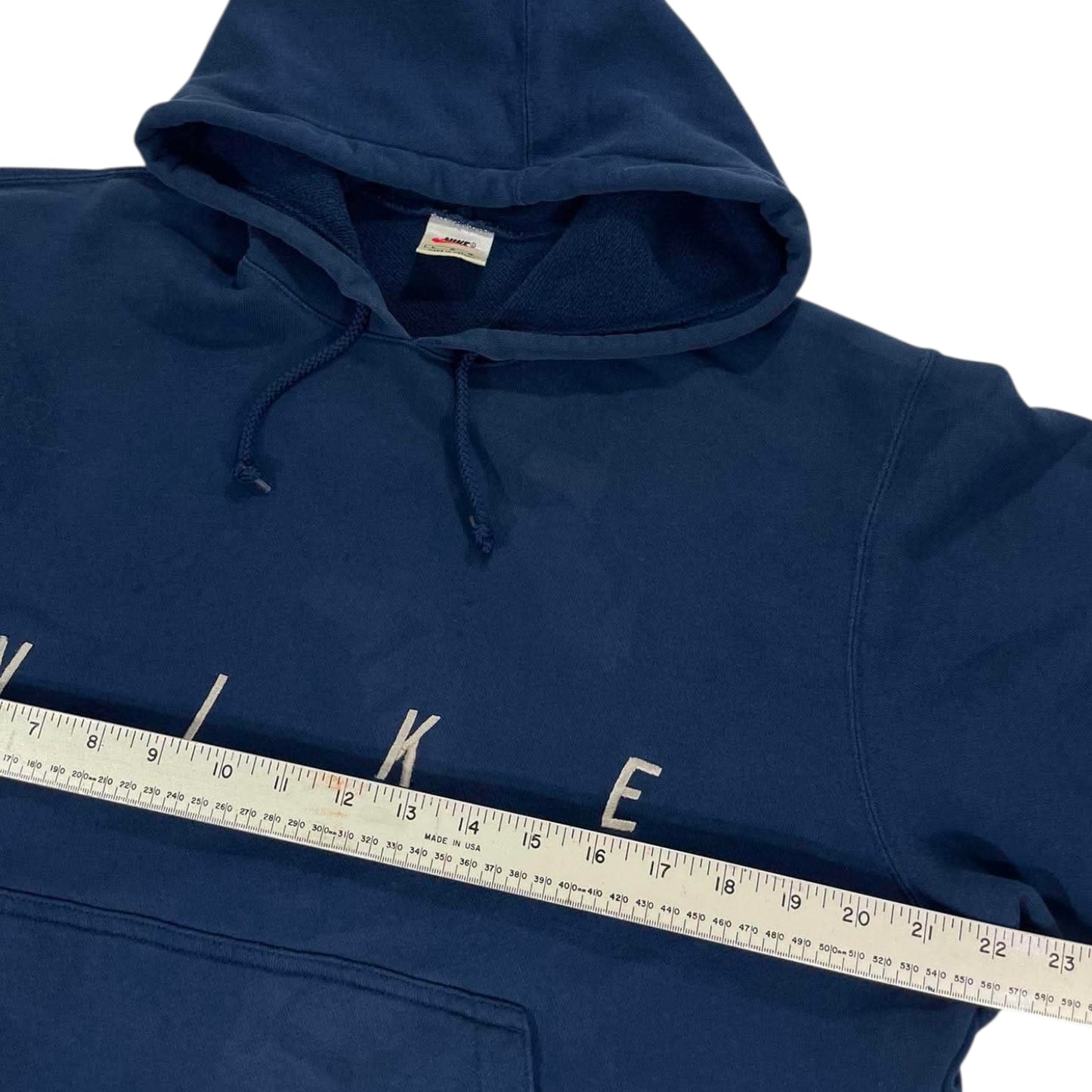 VINTAGE NIKE NAVY BLUE HOODIE  (L)