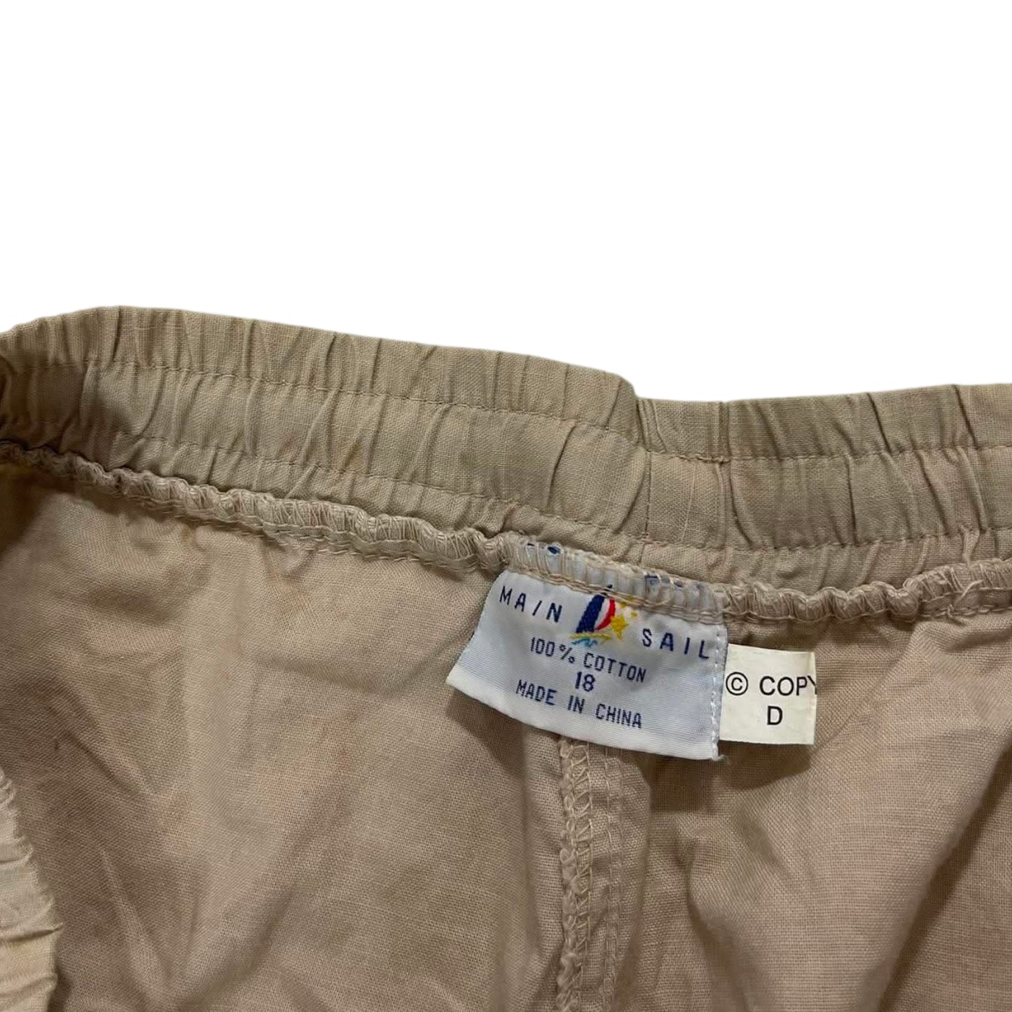 MAIN SAIL LIGHT WEIGHT TAN CARGO PANTS (18)