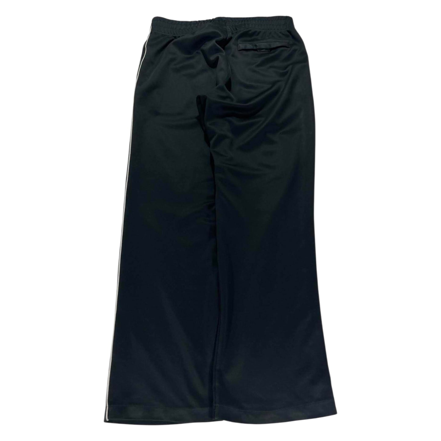 NIKE BLACK TRACK PANTS WITH WHITE STRIPES (L)