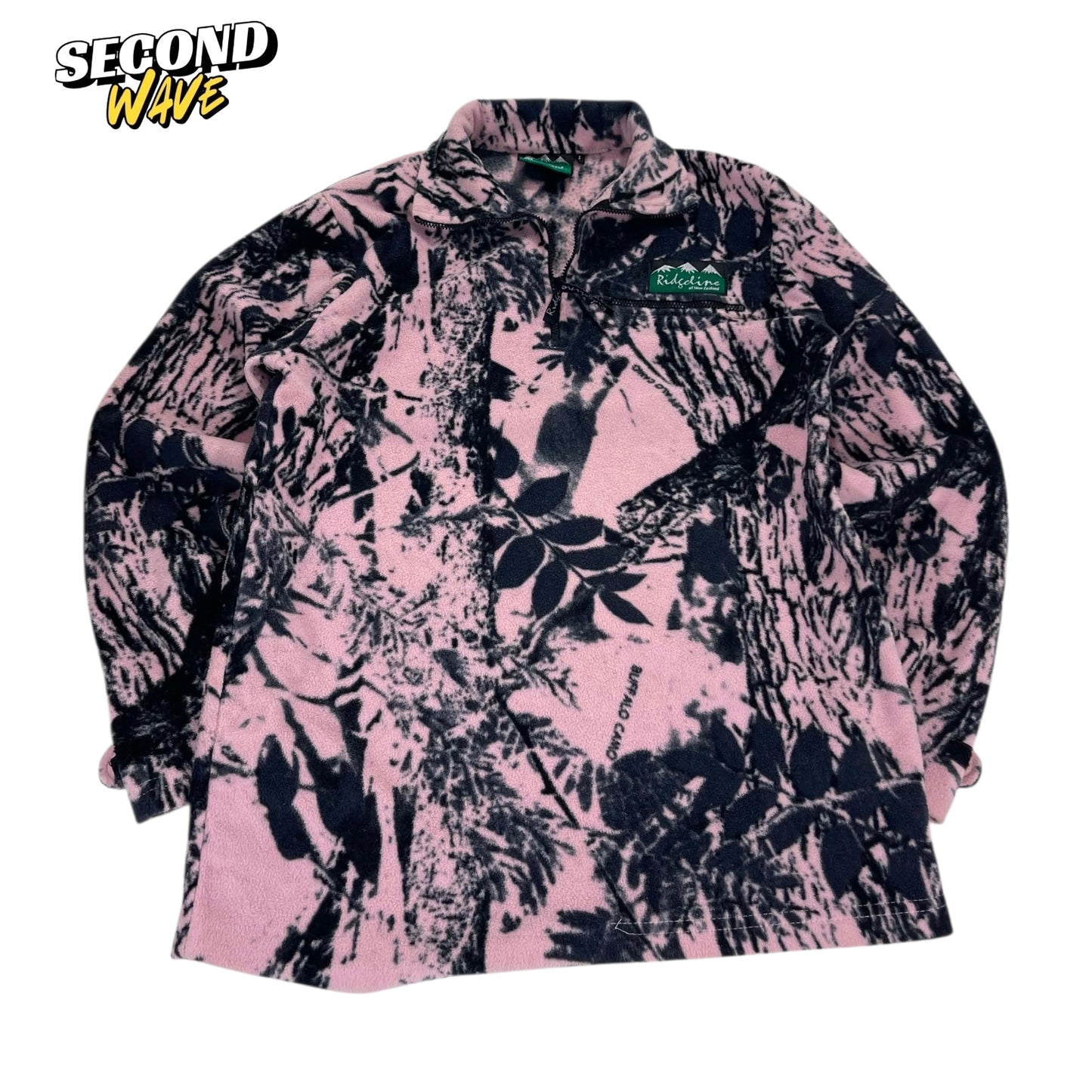 RIDGELINE PINK/BLACK CAMO FLEECE JACKET (UK12)