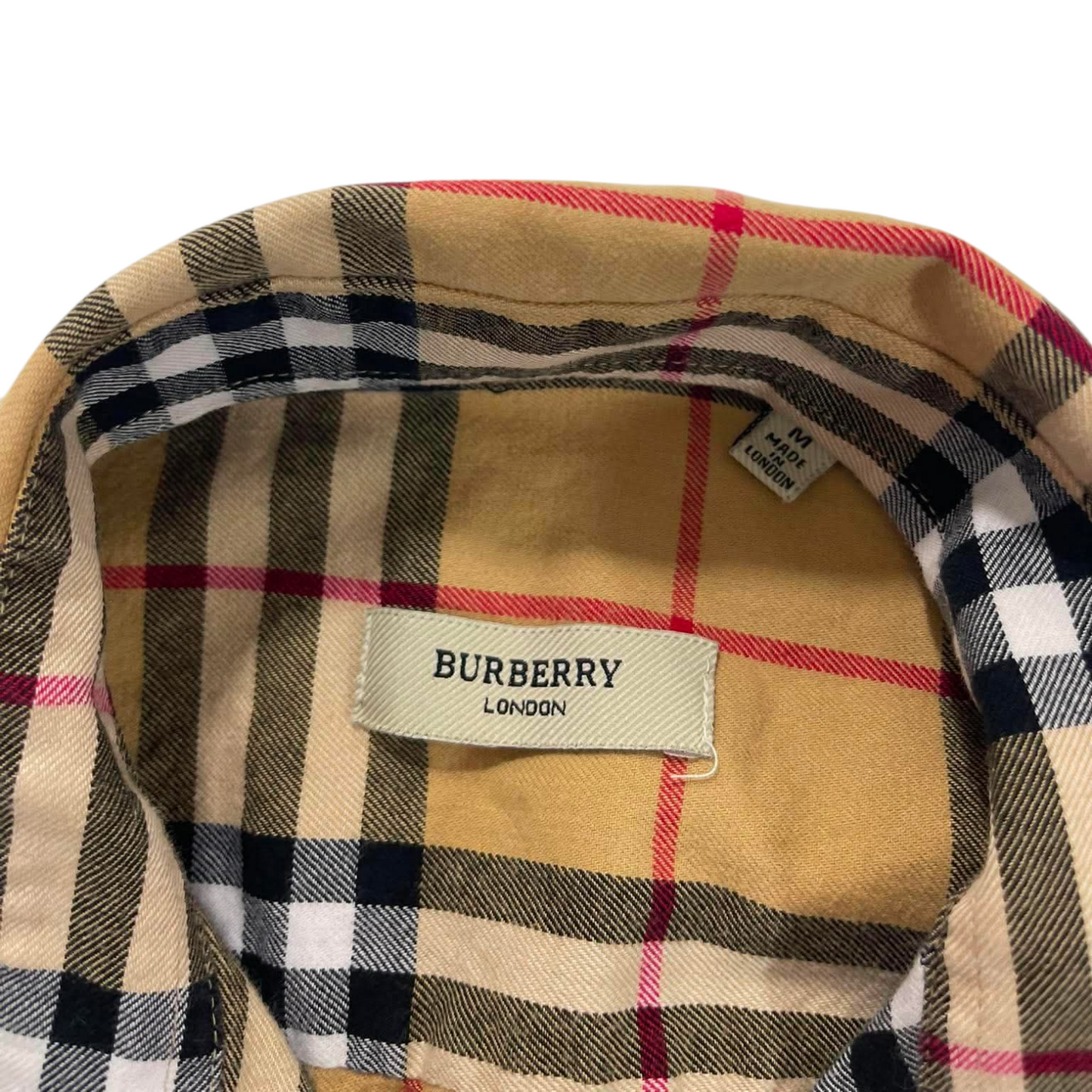 BURBERRY LONDON CHECK SHIRT (M)