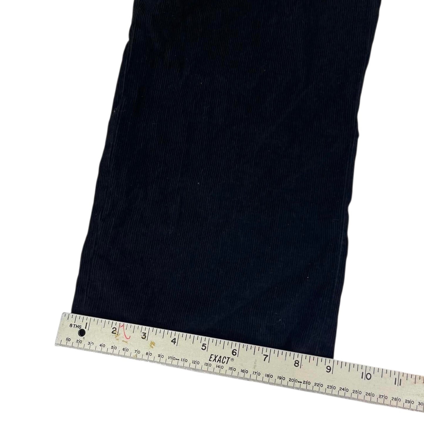 VINTAGE BRACKS BLACK CORDUROY WIDE LEG TROUSERS (32)