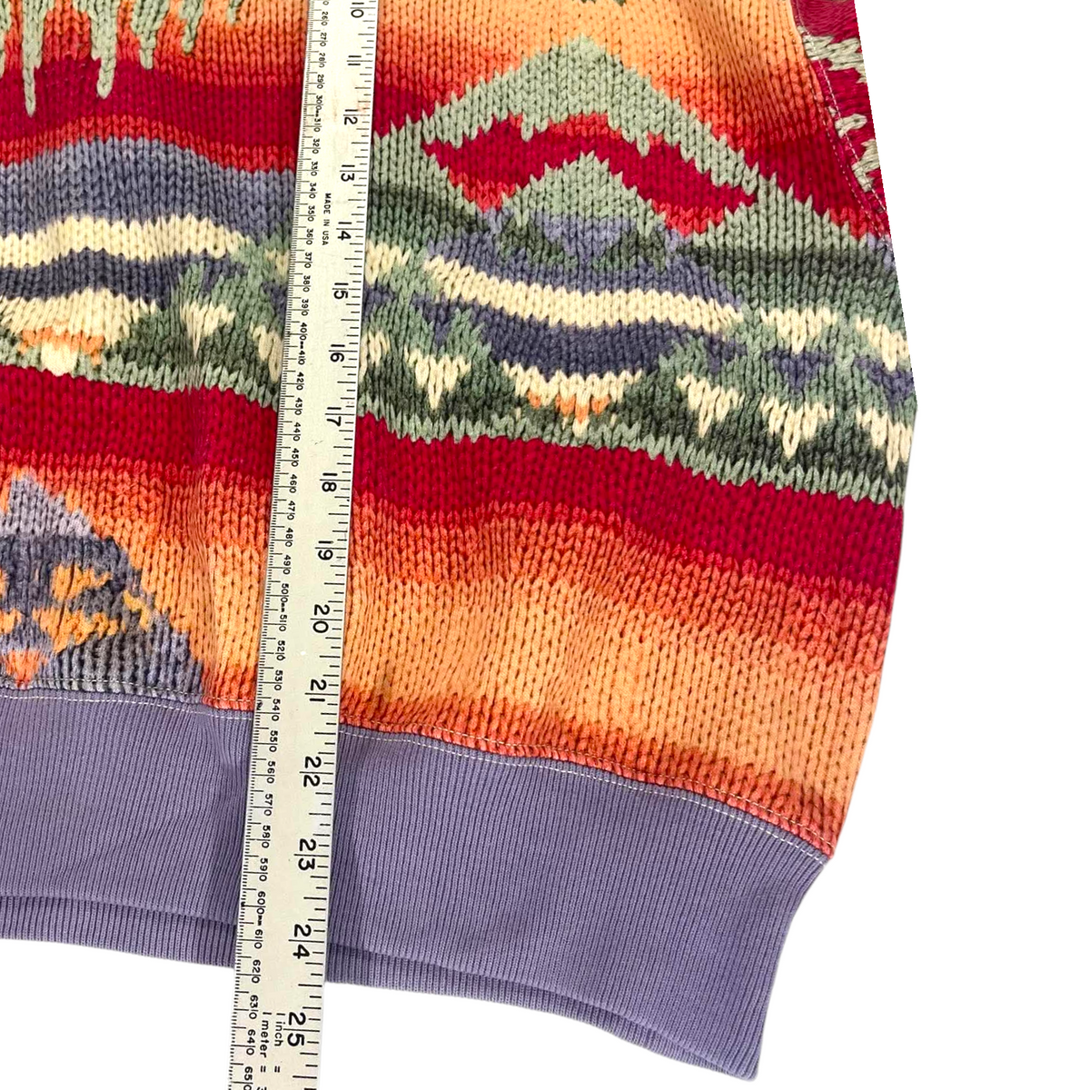 VINTAGE POLO RALPH LAUREN KNIT SWEATER (BEST FIT BOXY M)