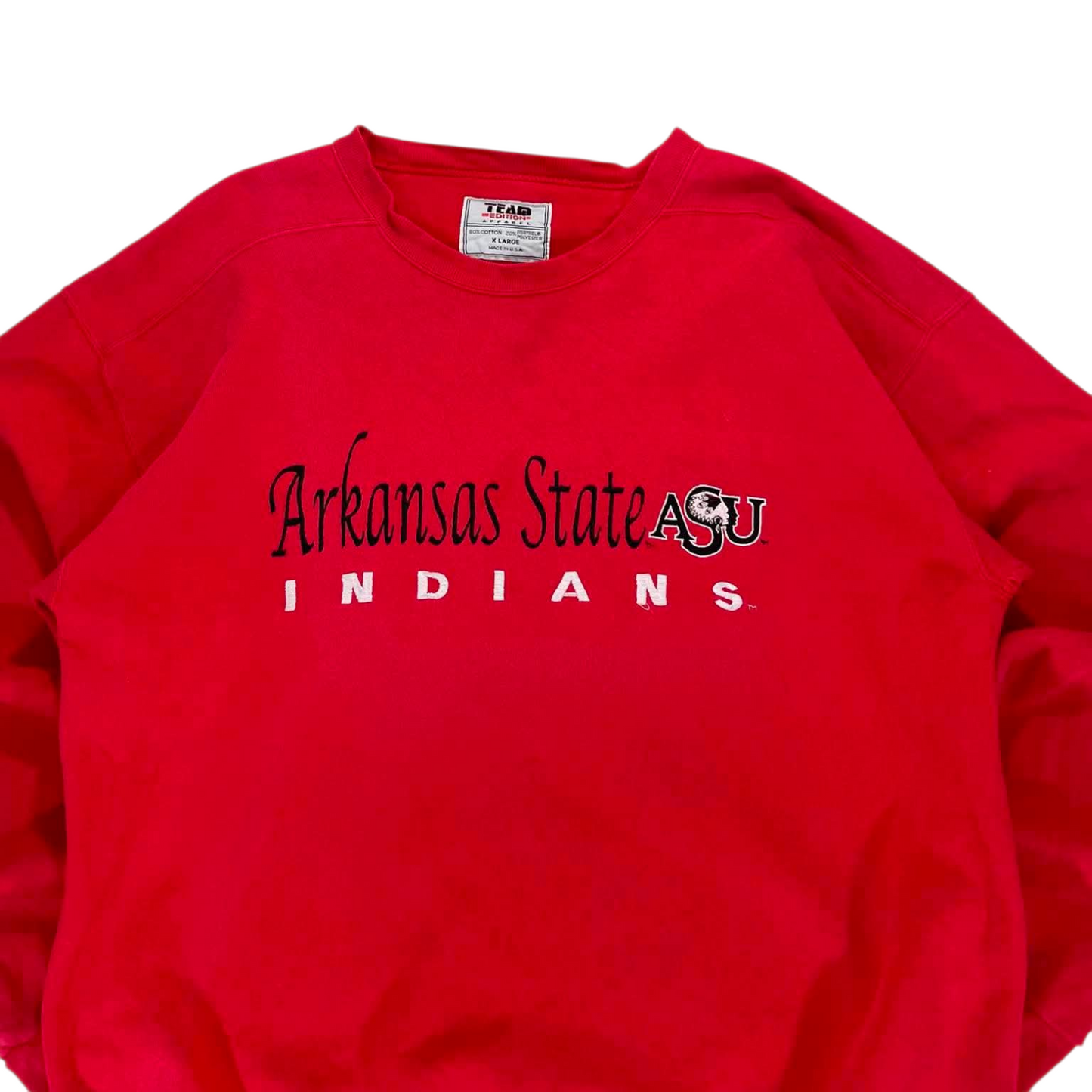 RED ARKANSAS STATE UNIVERSITY CREWNECK SWEATSHIRT (XL)