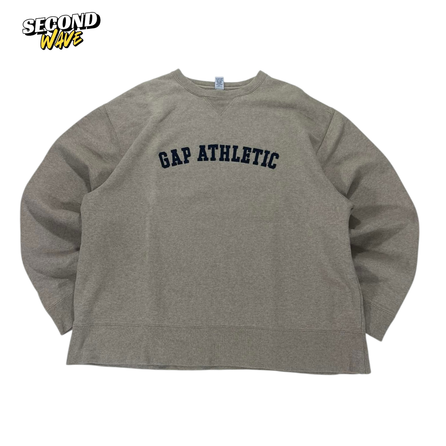 VINTAGE GAP ATHLETIC GREY SWEATSHIRT (L)