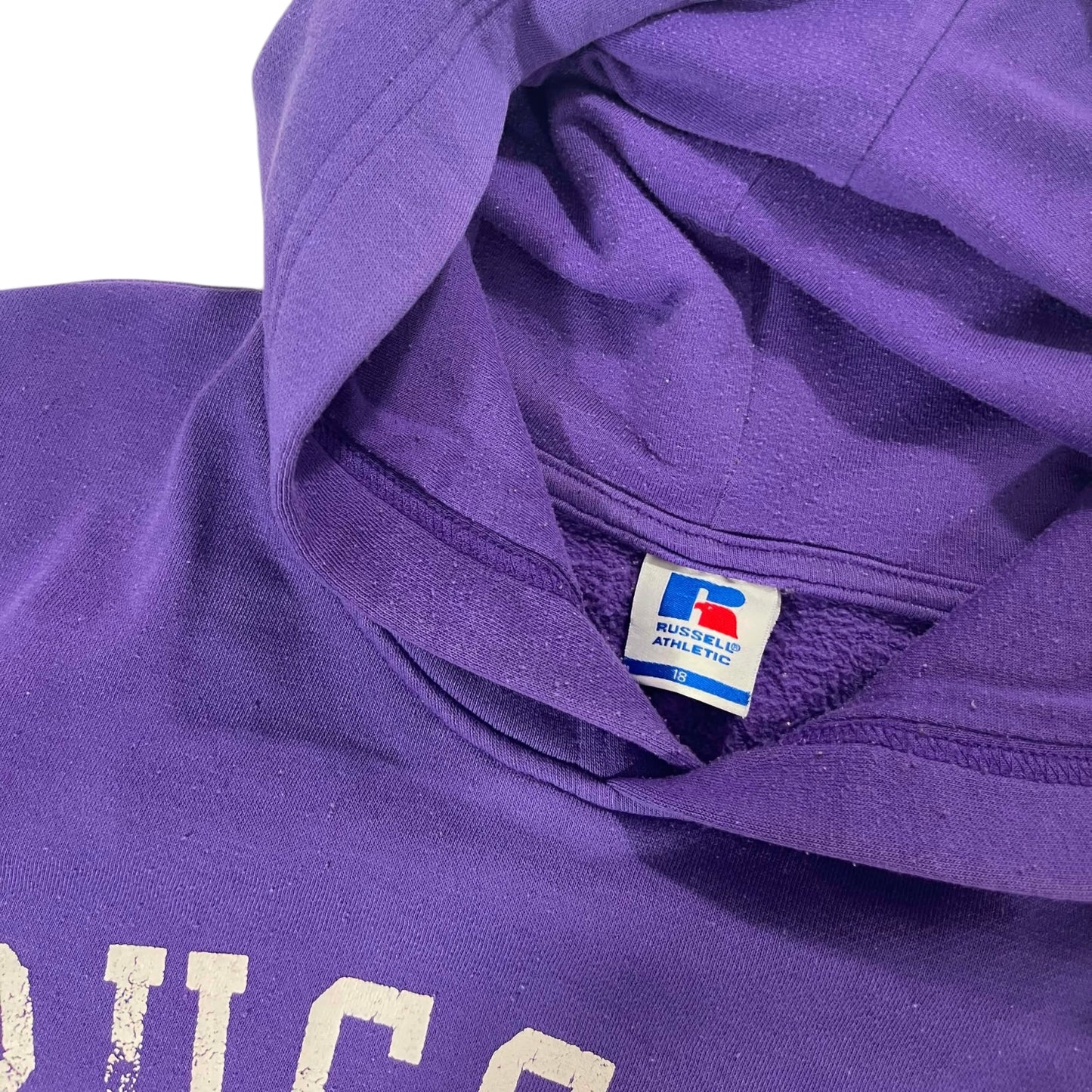 VINTAGE RUSSELL ATHLETIC PURPLE HOODIE (18)