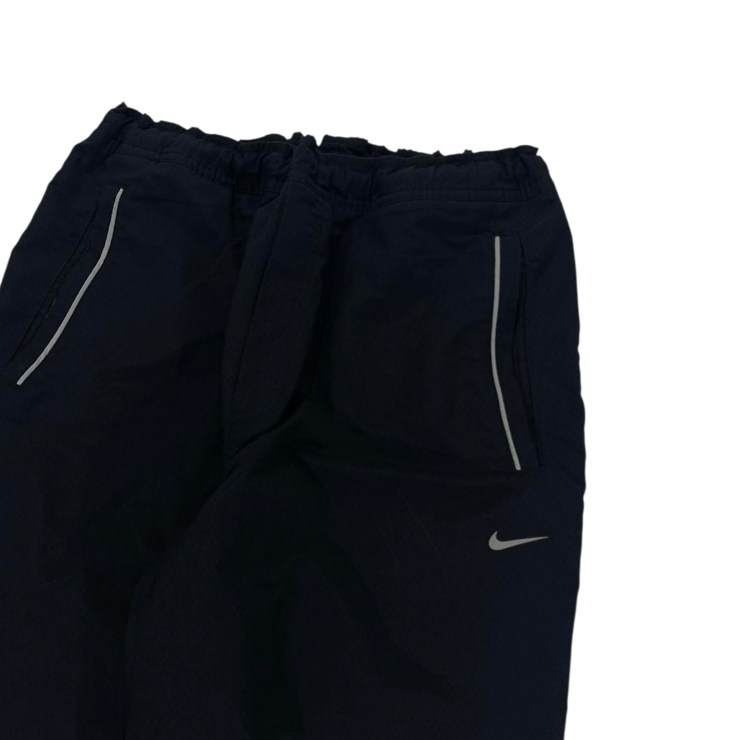 NIKE BLACK BAGGY TRACK PANTS ⁹ (L)