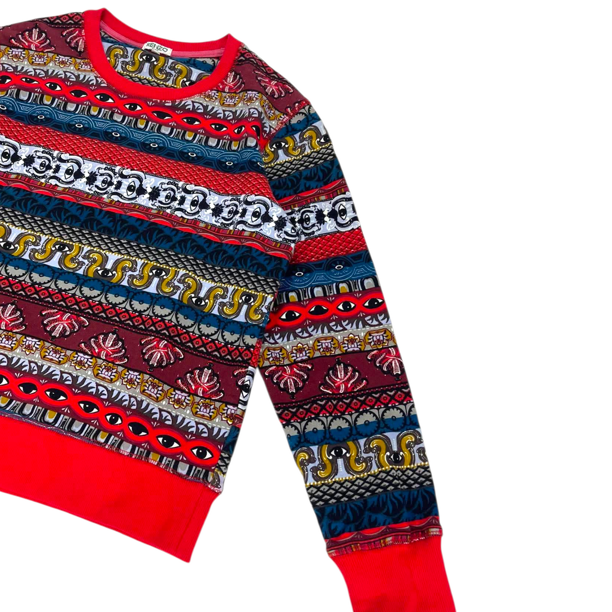 KENZO PARIS MULTICOLORED CREWNECK (S)
