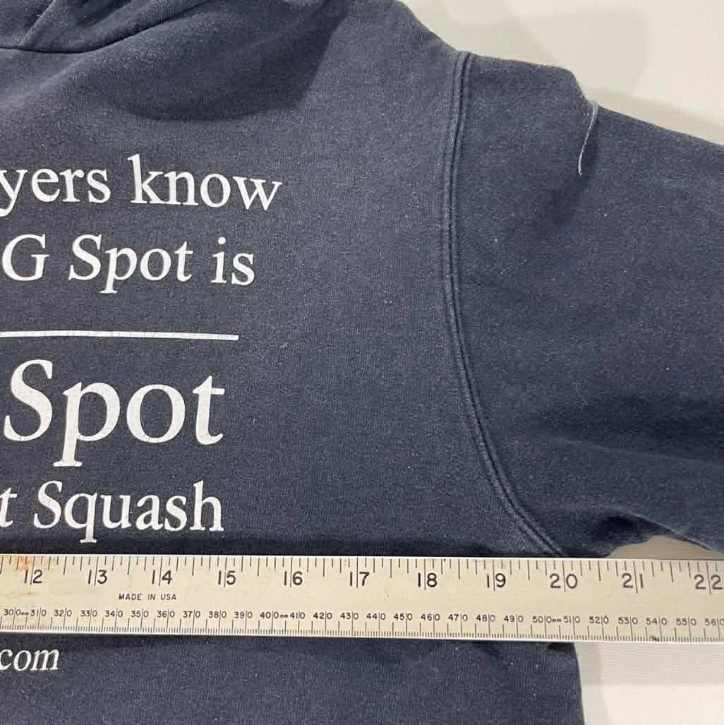 VINTAGE TRASHED VIBES SQUASH G SPOT HOODIE (M)