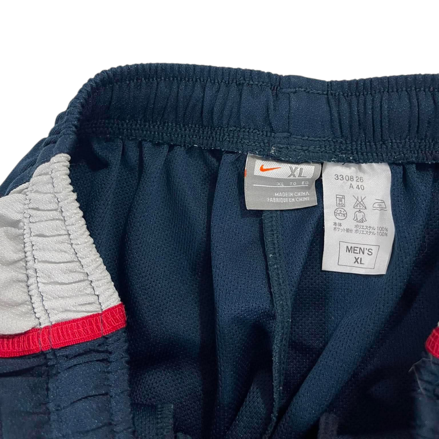 Y2K NIKE NAVY TRACK PANTS (XL)'¹⁷