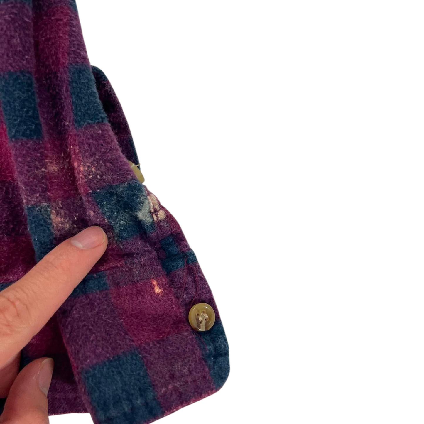 100% COTTON STRONGMAN PLAID BUTTON UP (XL)