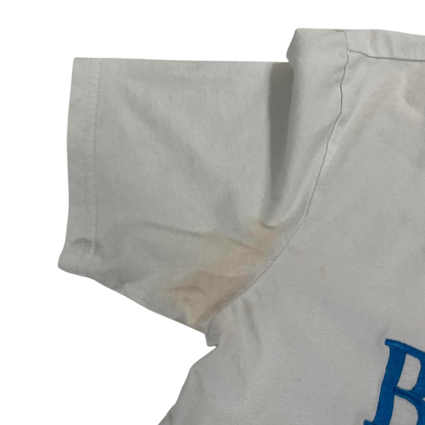 TRASHED BURBERRY WHITE COTTON T-SHIRT (M)