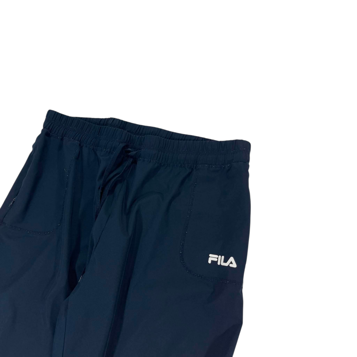 PRODUCT NAVY BLUE TRACK PANTS WITH DRAWSTRING WAIST AND POCKETS (16)