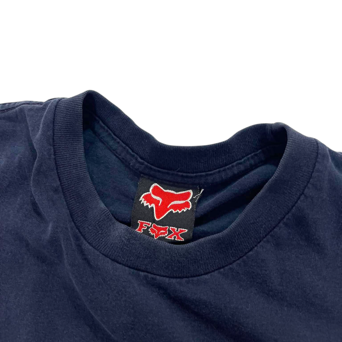 FOX RACING NAVY BLUE T-SHIRT (S)