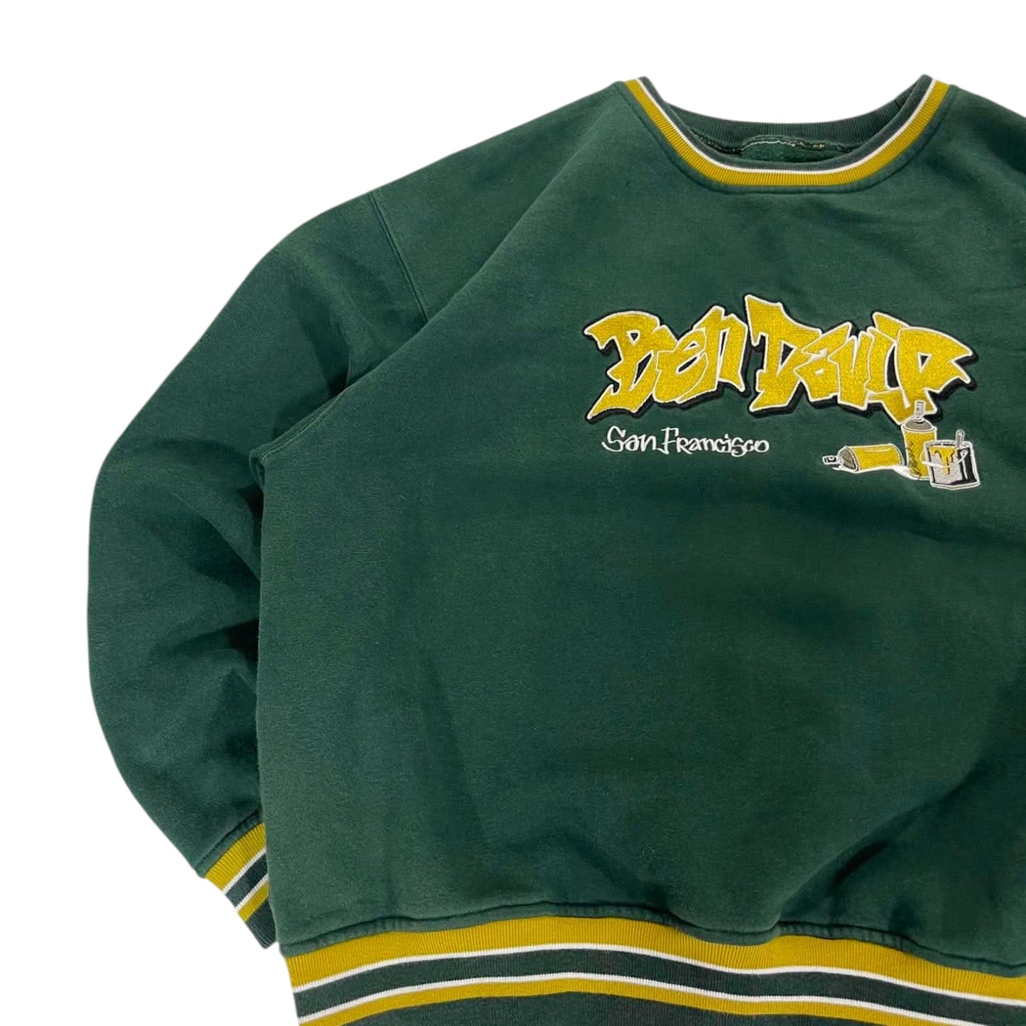 90S BEN DAVIS SAN FRANCISCO GREEN CREWNECK (M-L)
