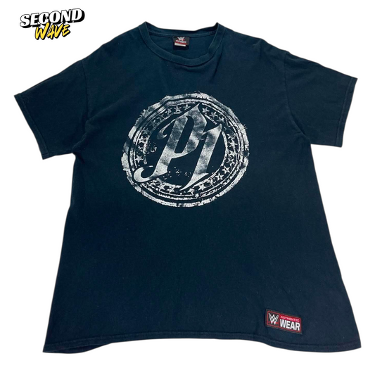 WWE BLACK & WHITE AJ STYLES TEE (M)