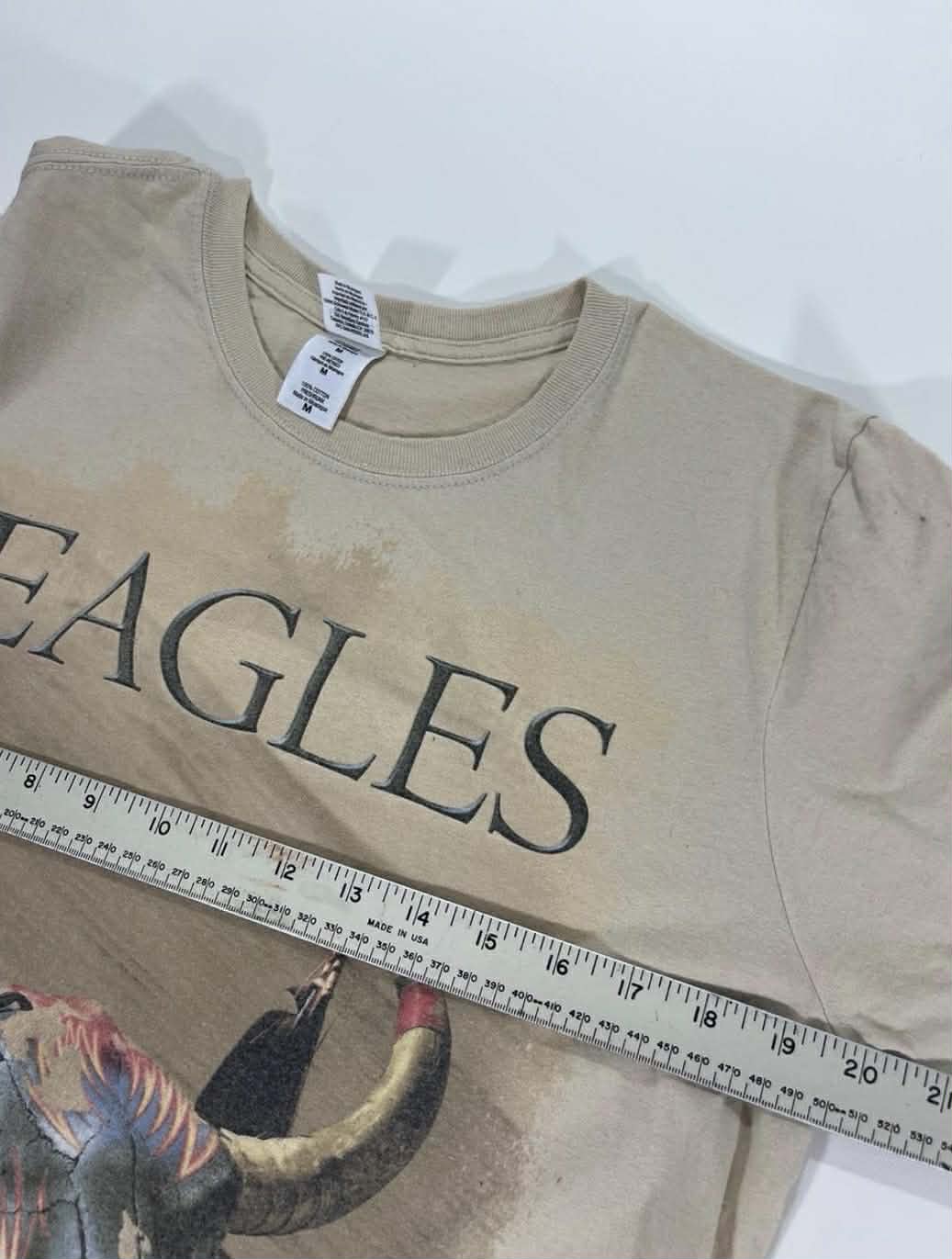 EAGLES TAN TOUR COTTON T-SHIRT (M)