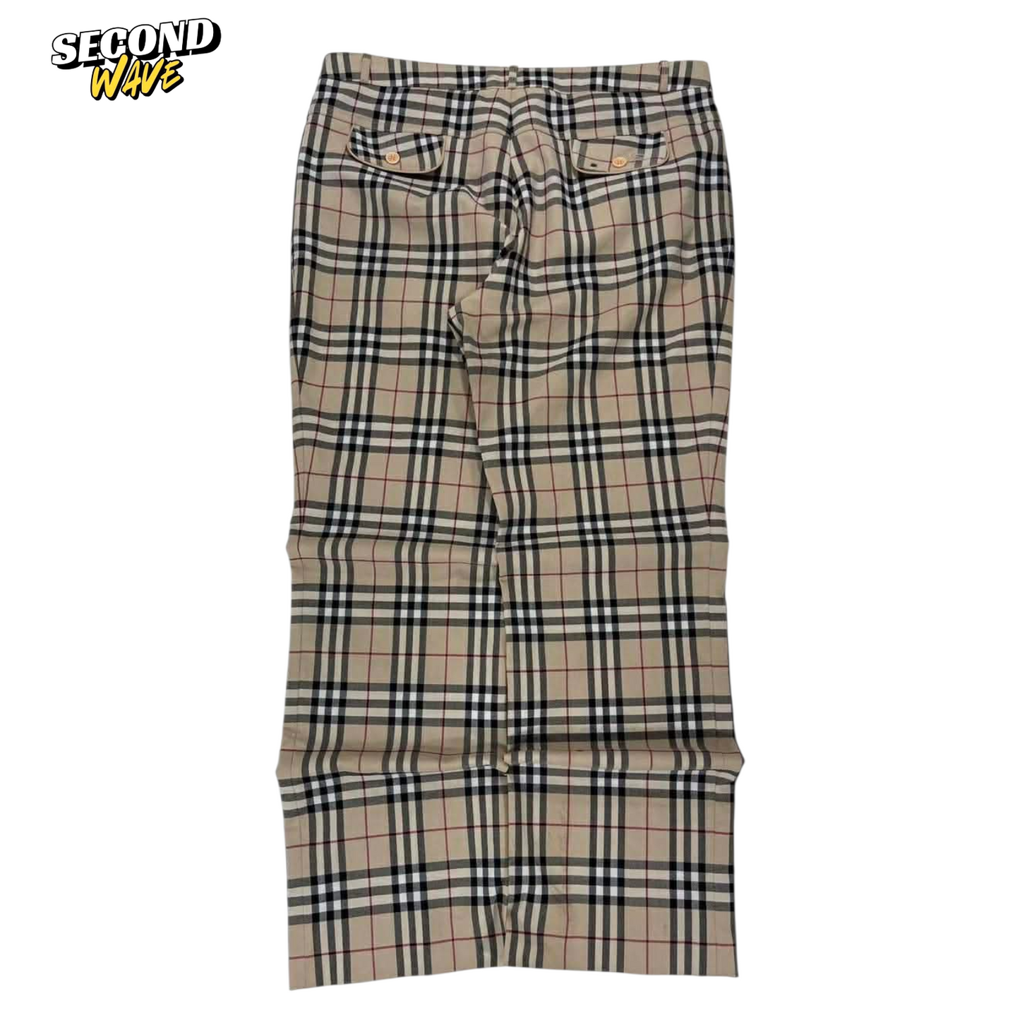 BURBERRY NOVA CHECK TROUSERS (34)
