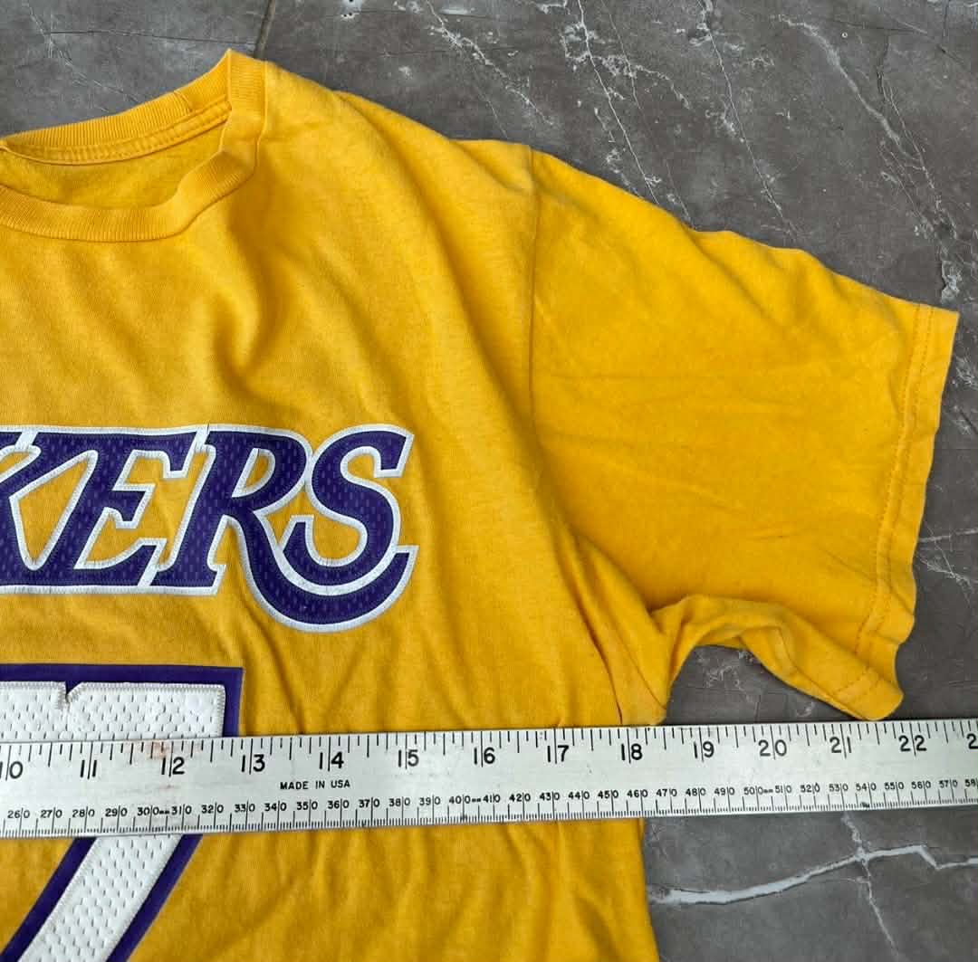 CLASSIC JEREMY LIN ADIDAS YELLOW LAKERS JERSEY (M)