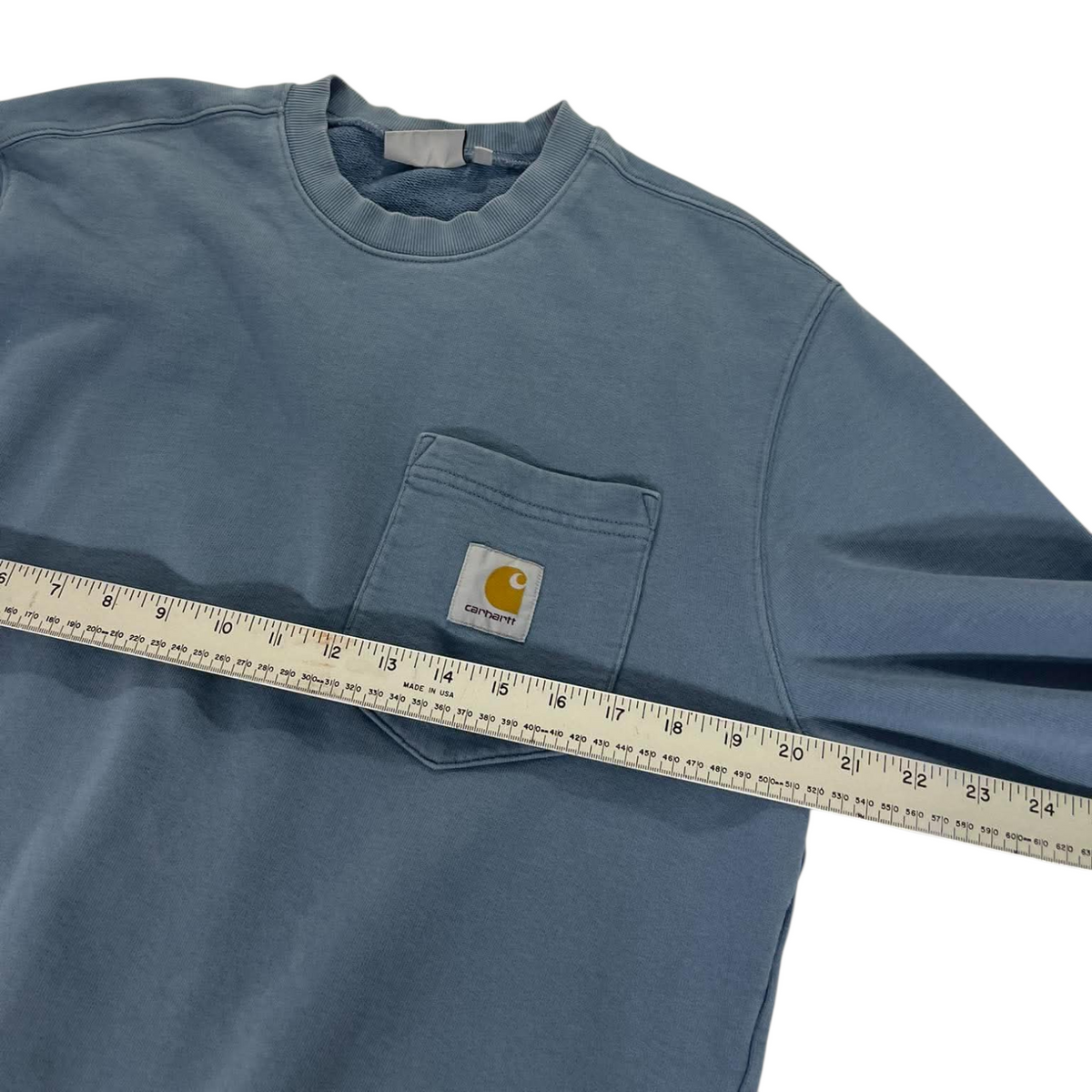 CARHARTT BLUE POCKET SWEATSHIRT (M)