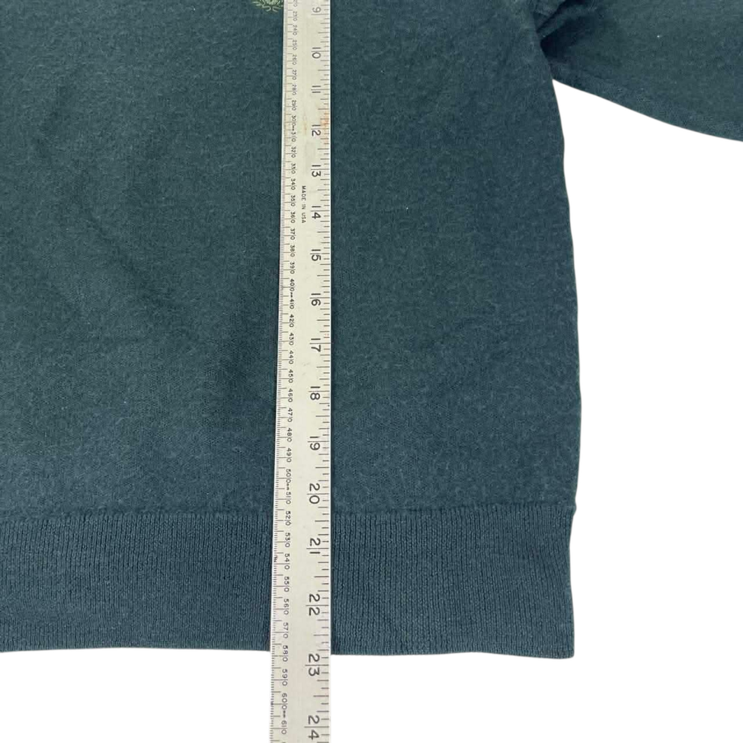 90S GREEN STATE OF ART CREWNECK SWEATER (L)