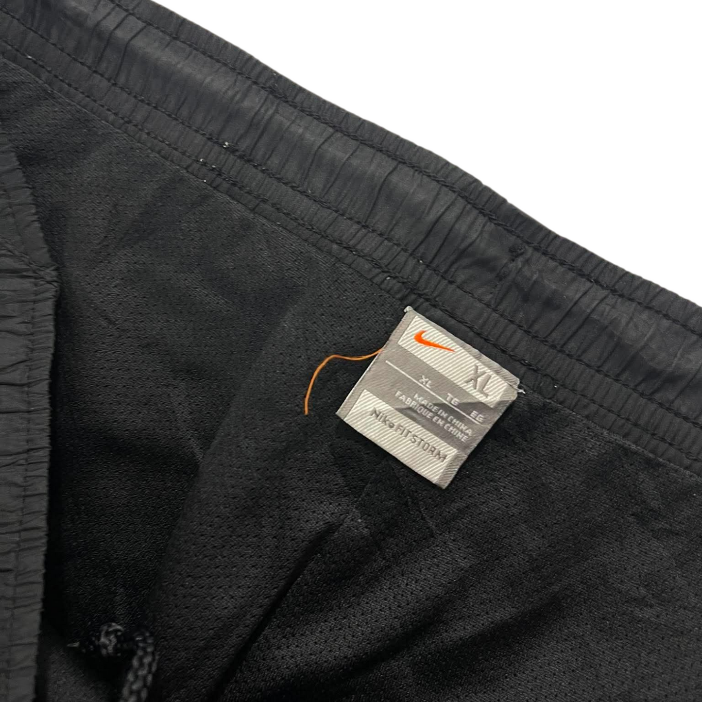 NIKE BLACK RED TRACK PANTS (XL)³