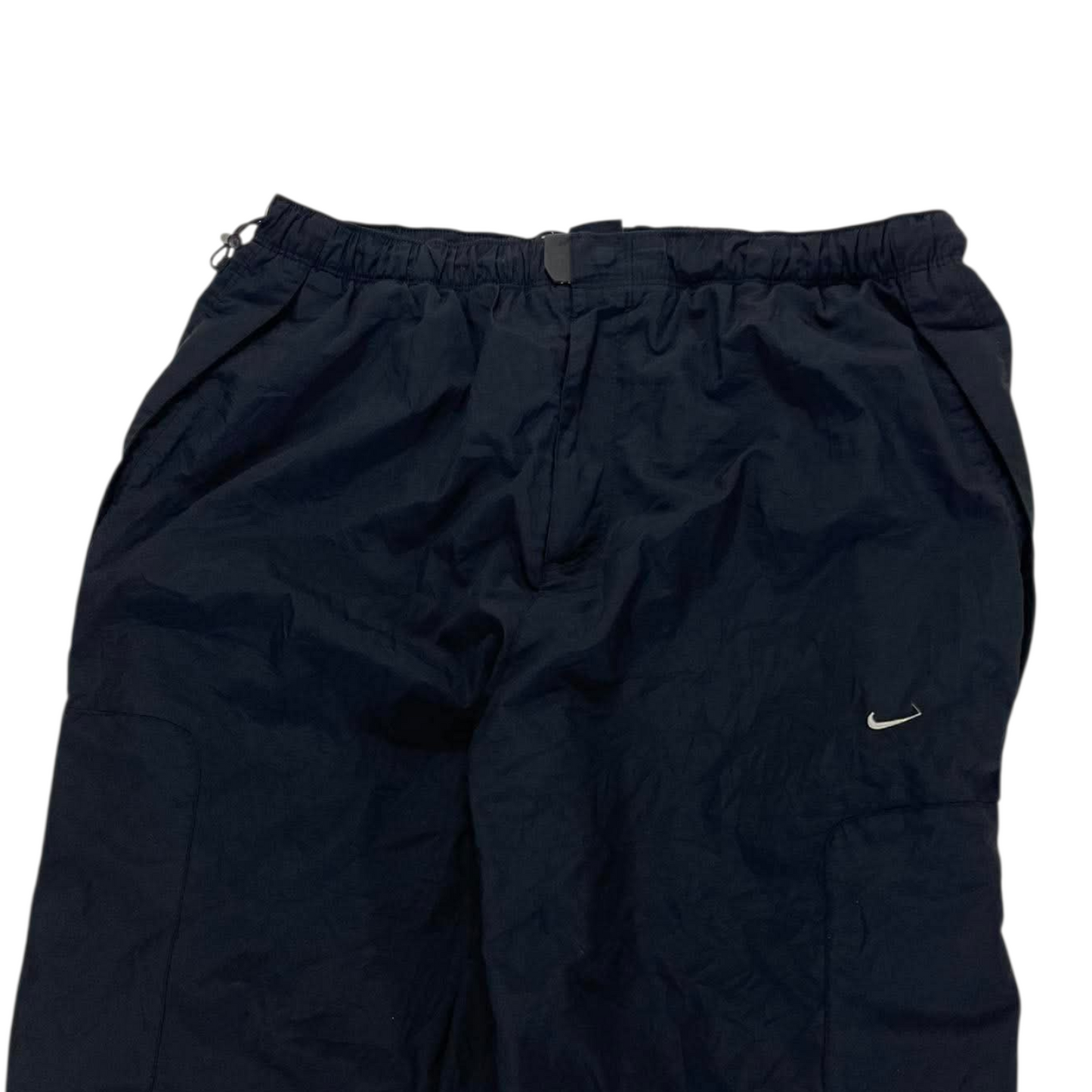 VINTAGE NIKE BLACK TRACK PANTS (L)