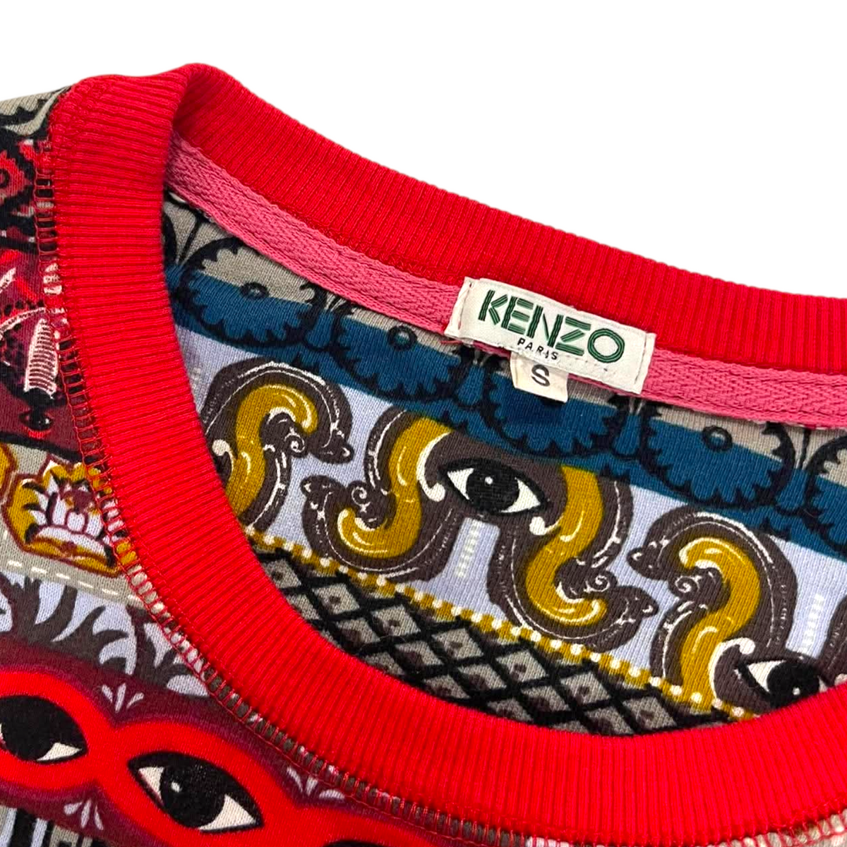 KENZO PARIS MULTICOLORED CREWNECK (S)