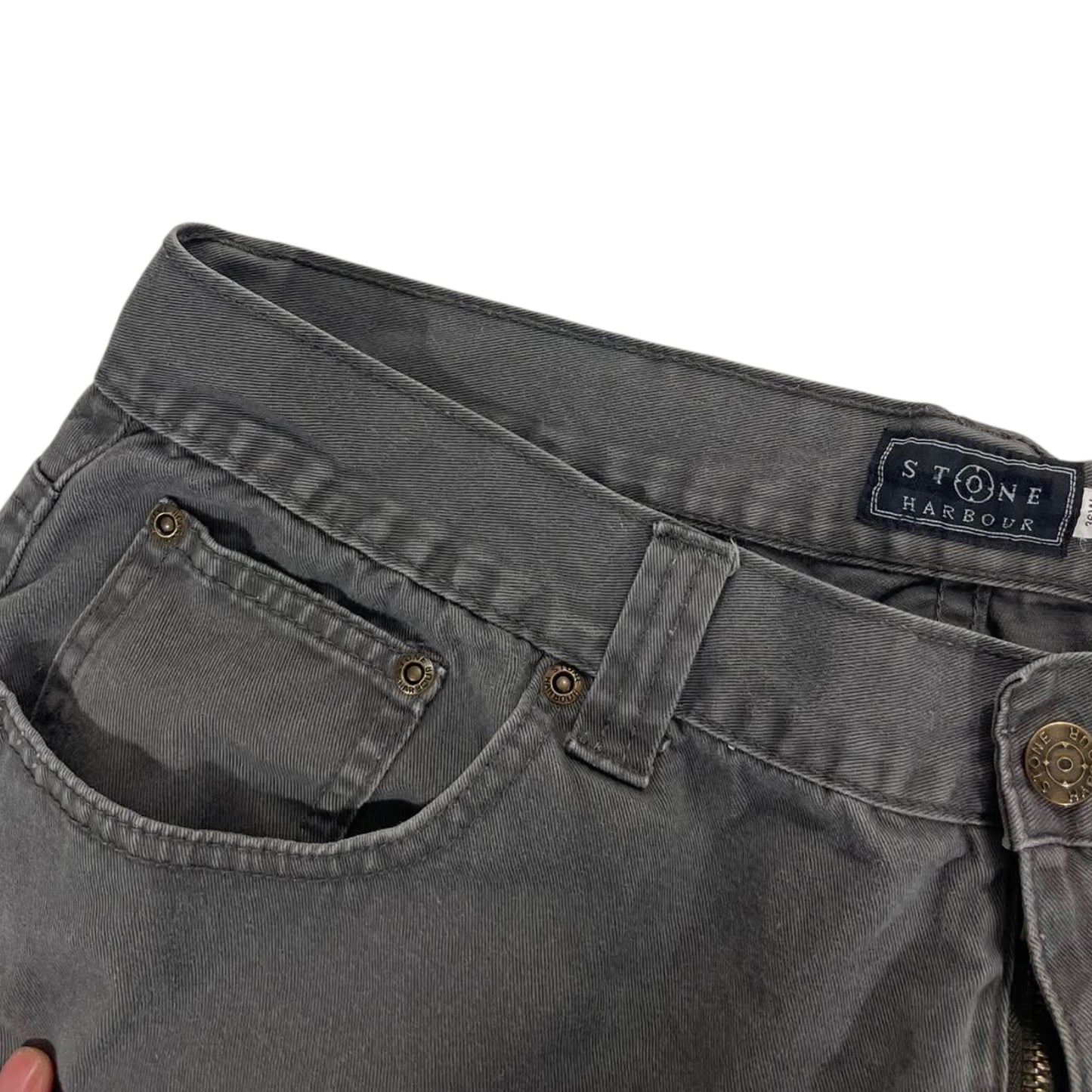 VINTAGE STONE HARBOR WIDE LEG TROUSERS (34)