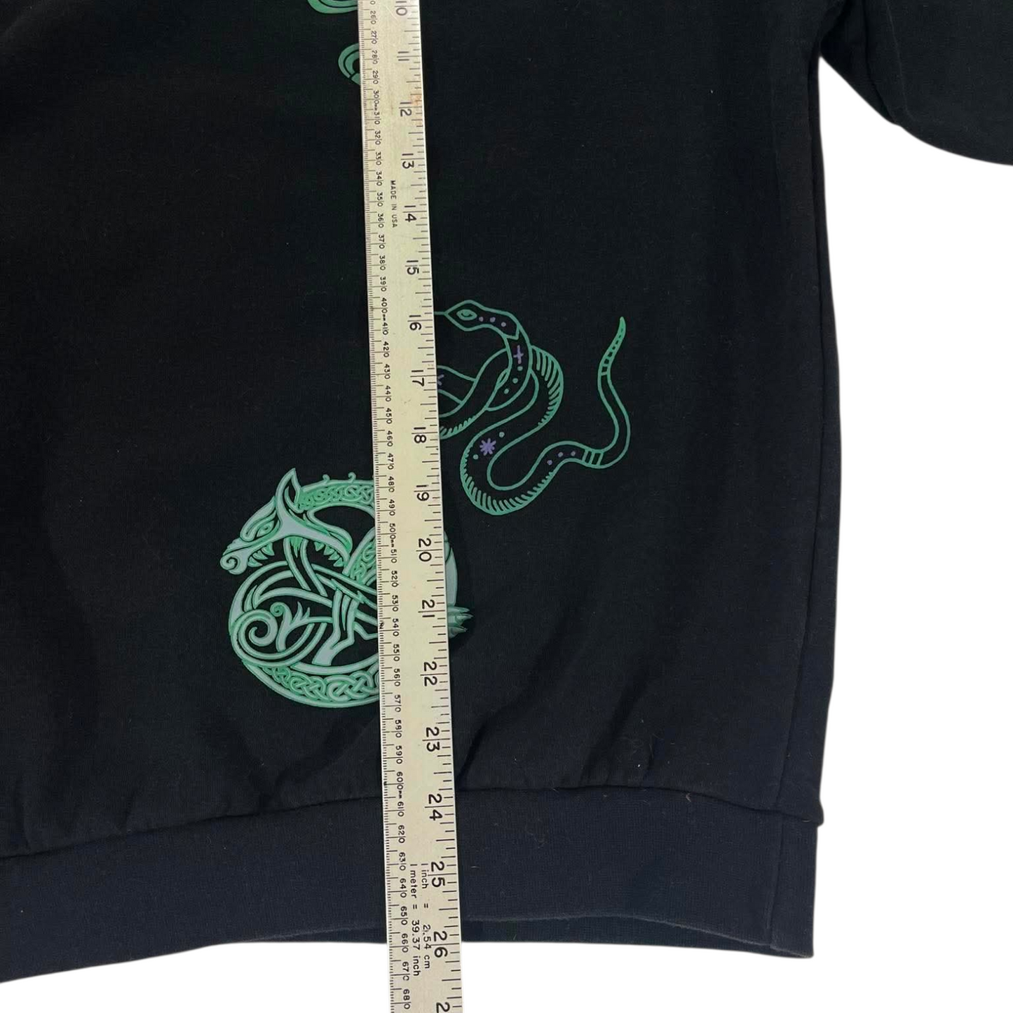 BROTHEDS DESIGN BLACK CREWNECK SWEATSHIRT (M)