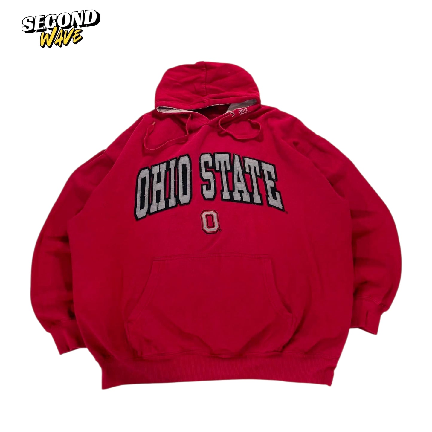 VINTAGE OHIO STATE UNIVERSITY RED HOODIE (XL)