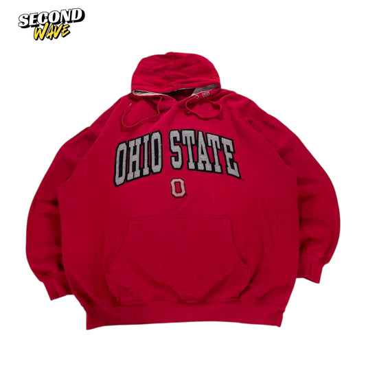 VINTAGE OHIO STATE UNIVERSITY RED HOODIE (XL)