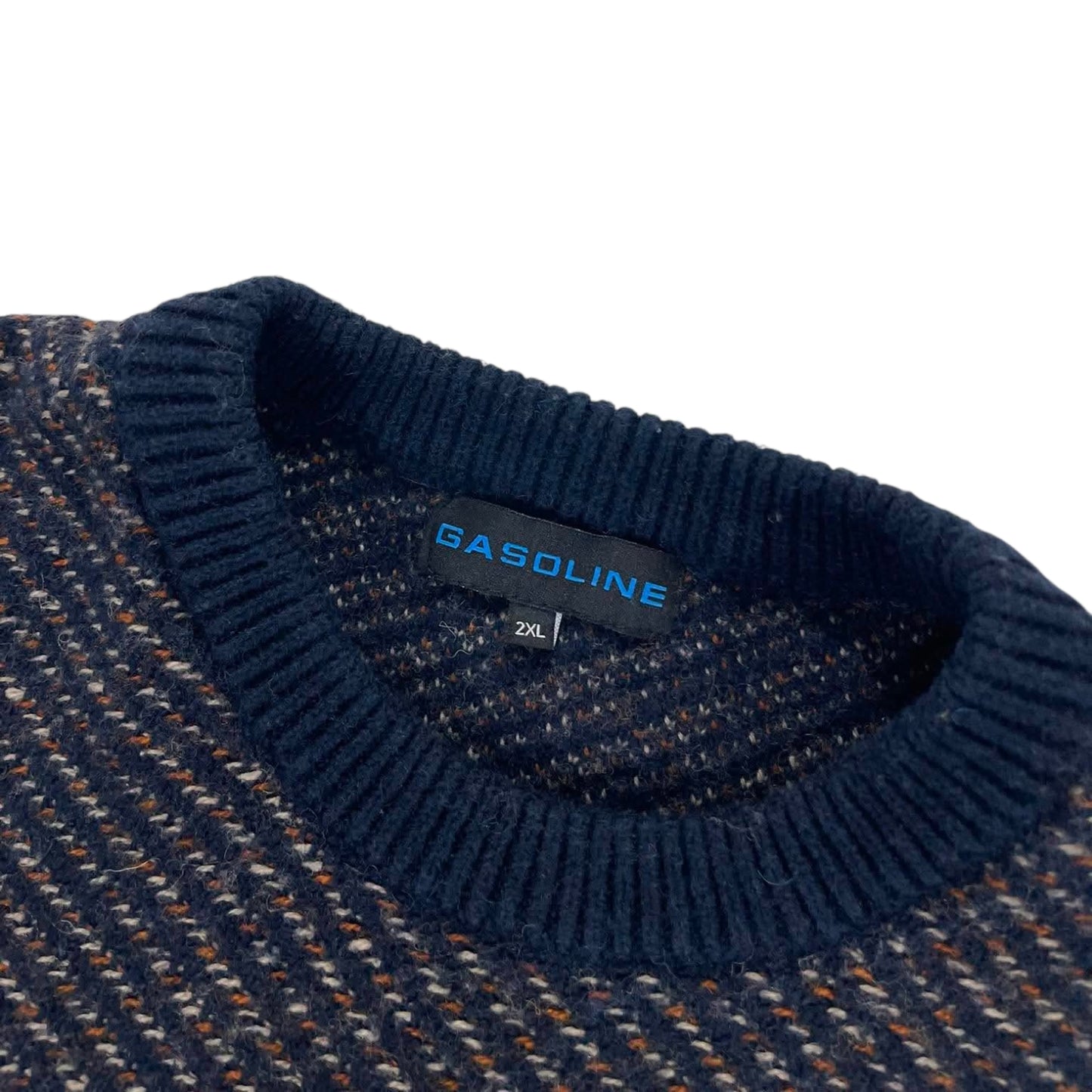 VINTAGE GASOLINE KNIT SWEATER (L)