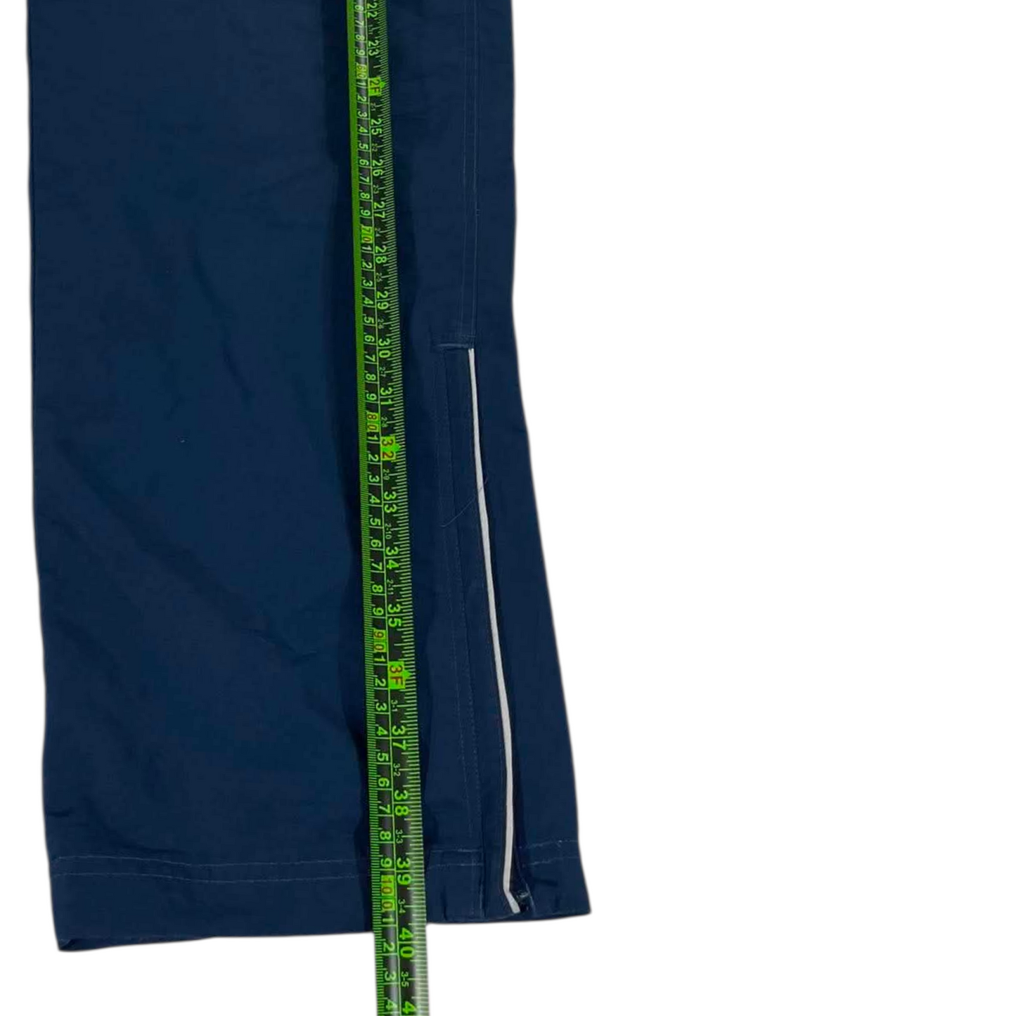 VINTAGE REEBOK NAVY BLUE TRACK PANTS (L) ⁹